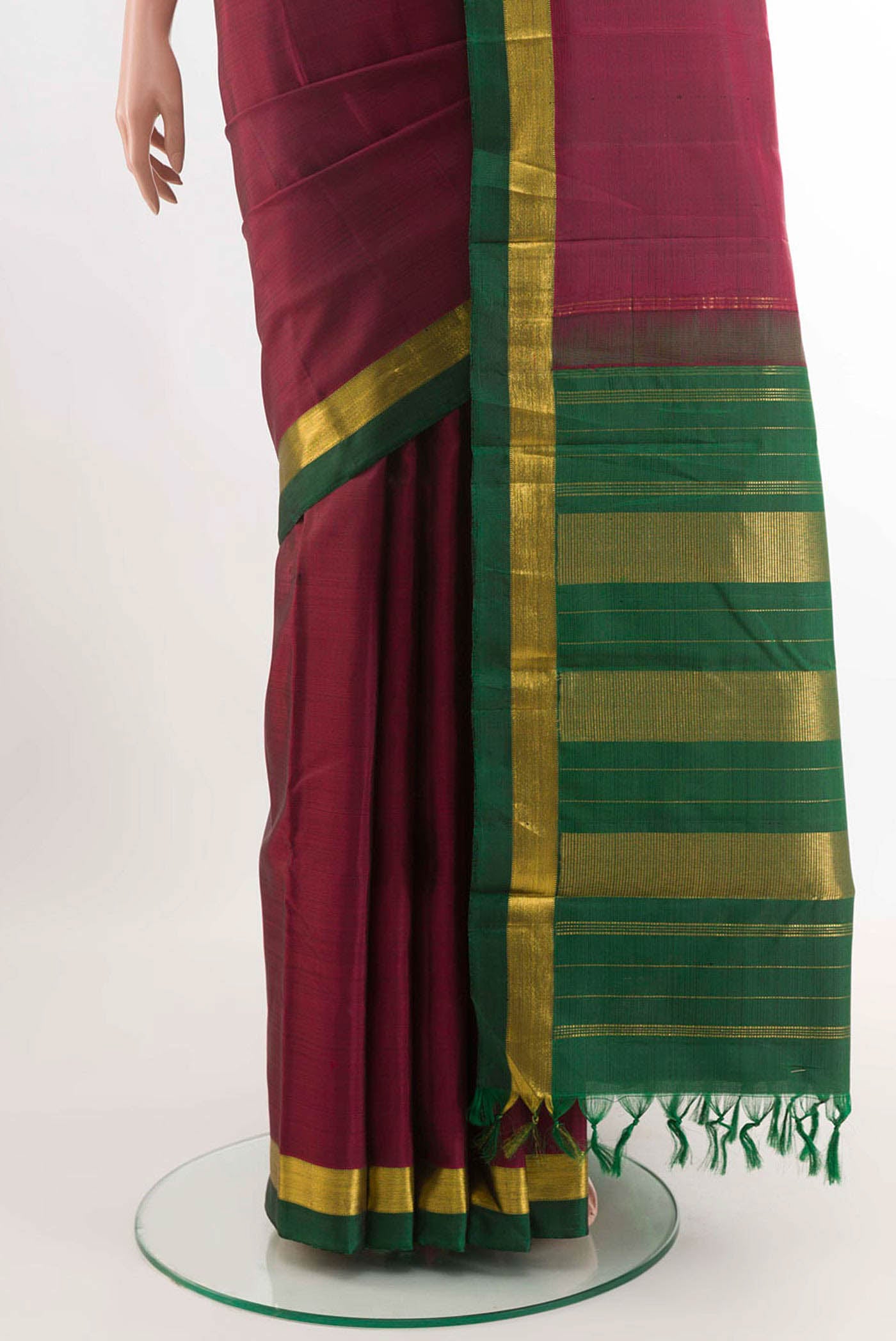 pleats pallu