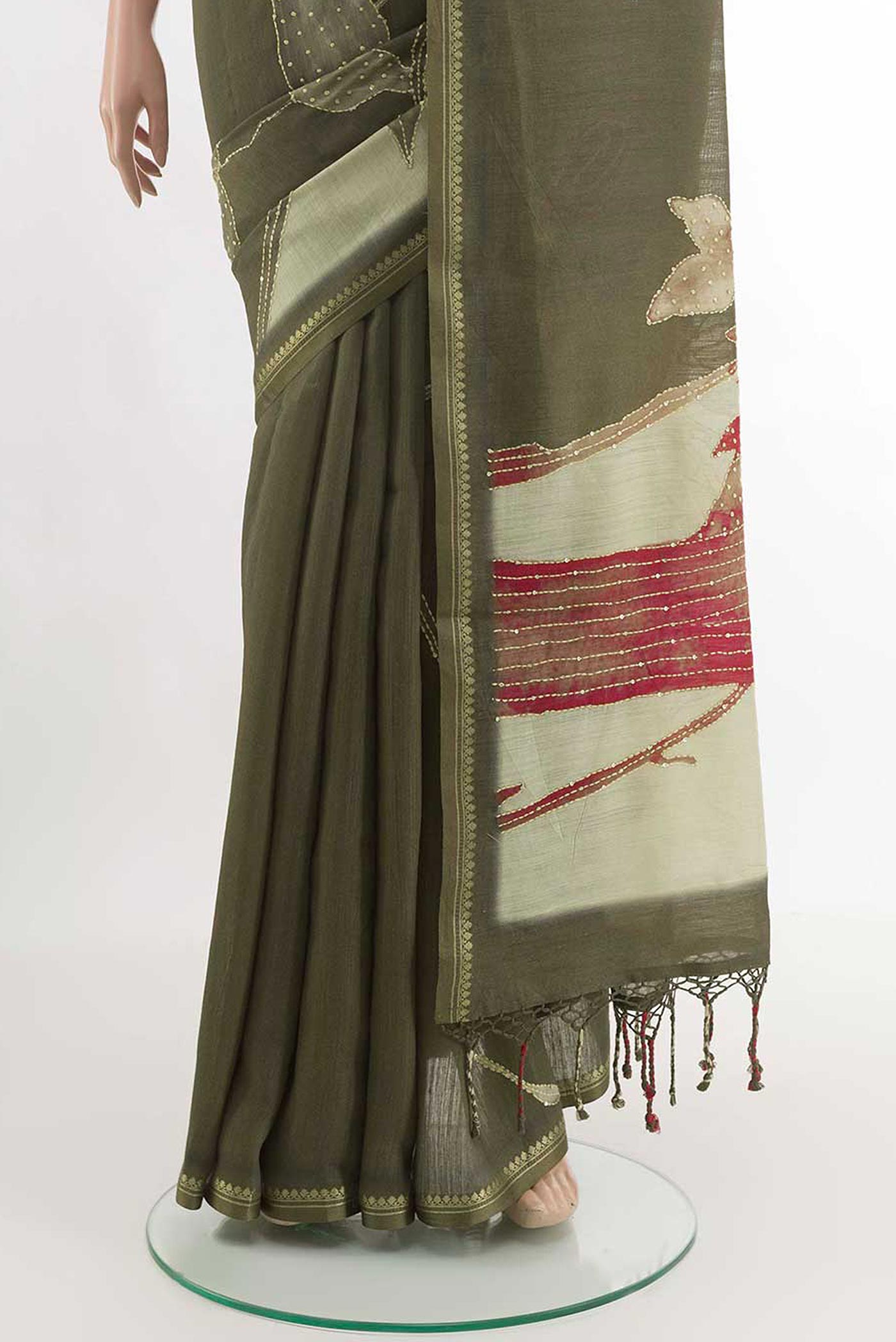 pleats pallu