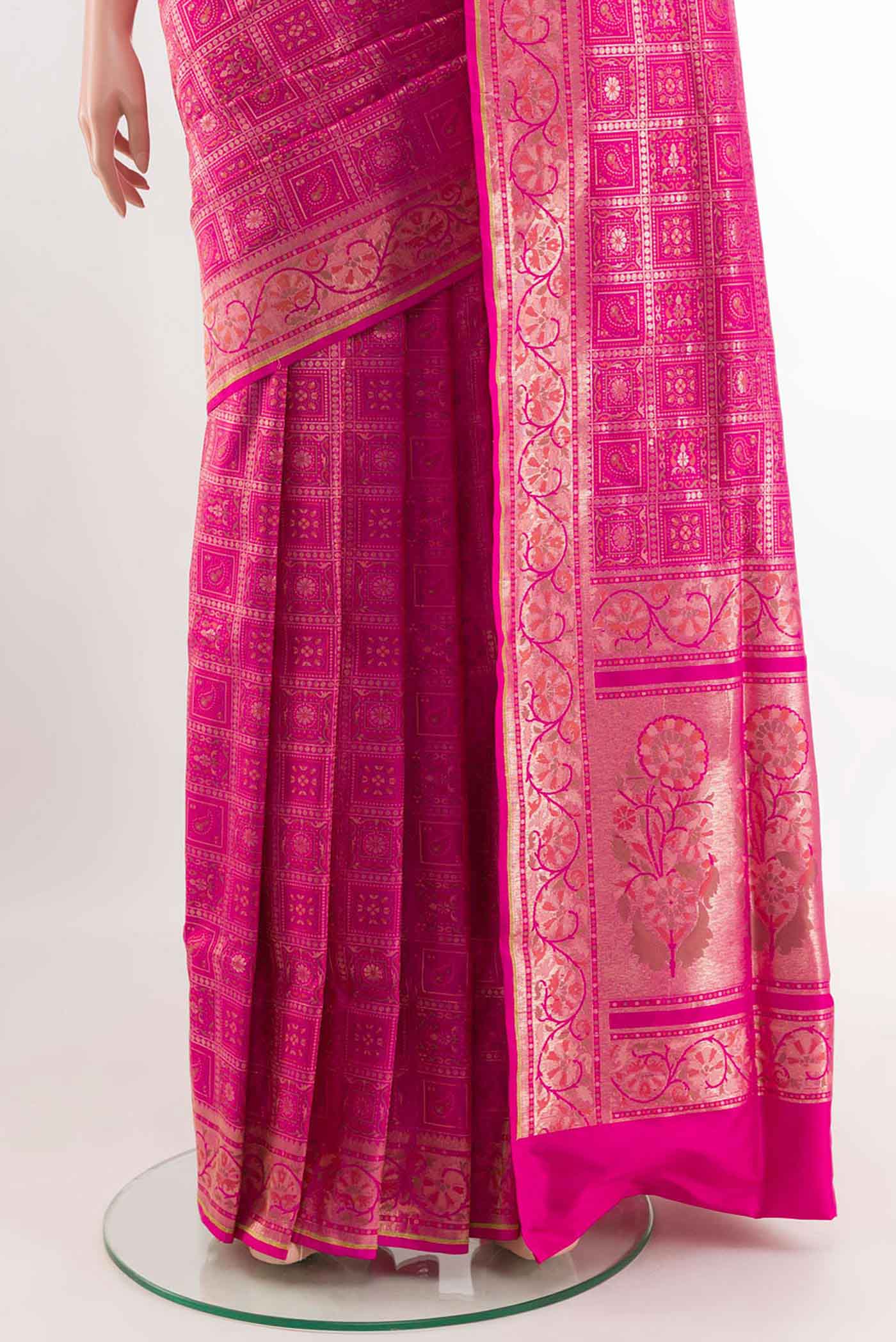 pleats pallu