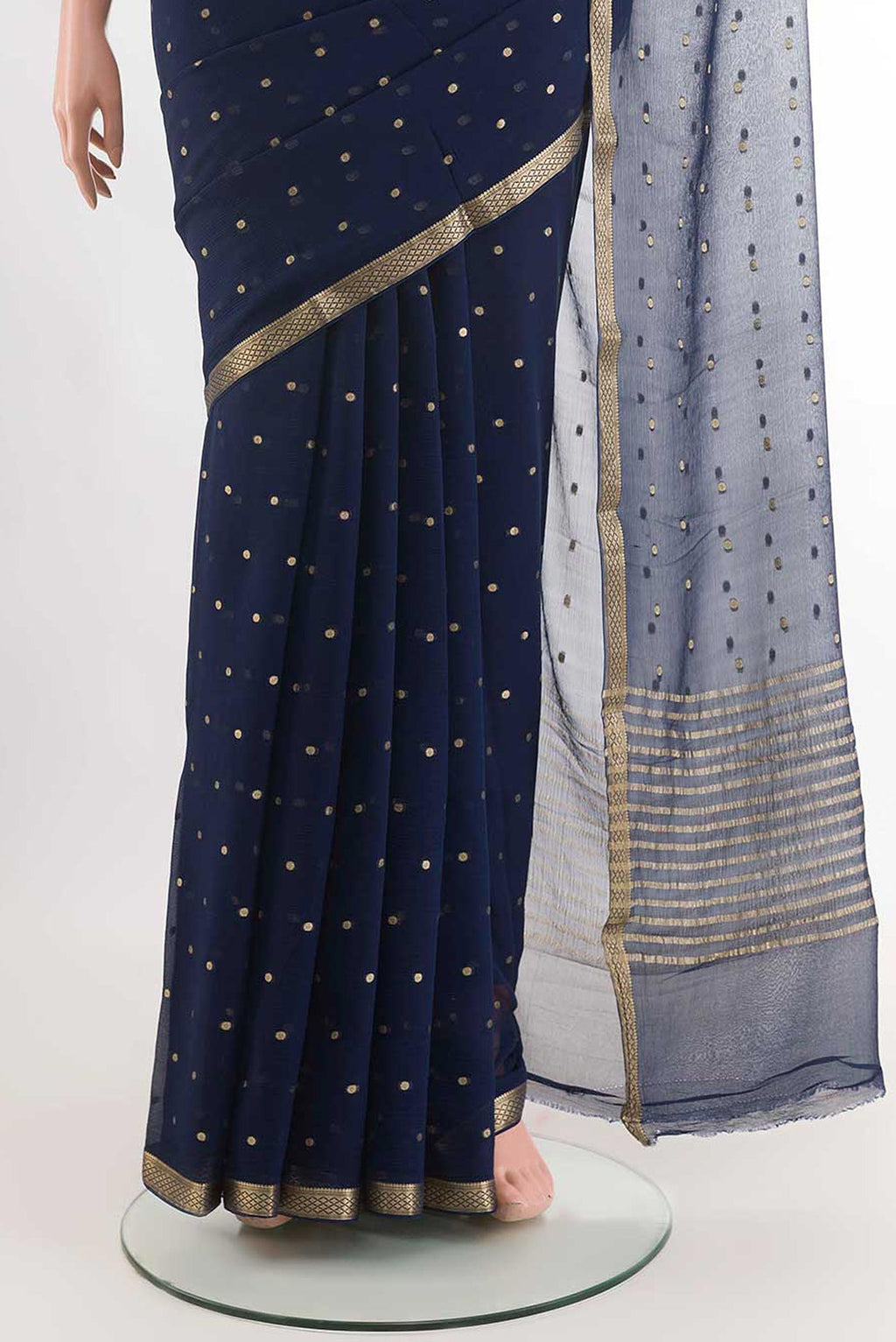pleats pallu