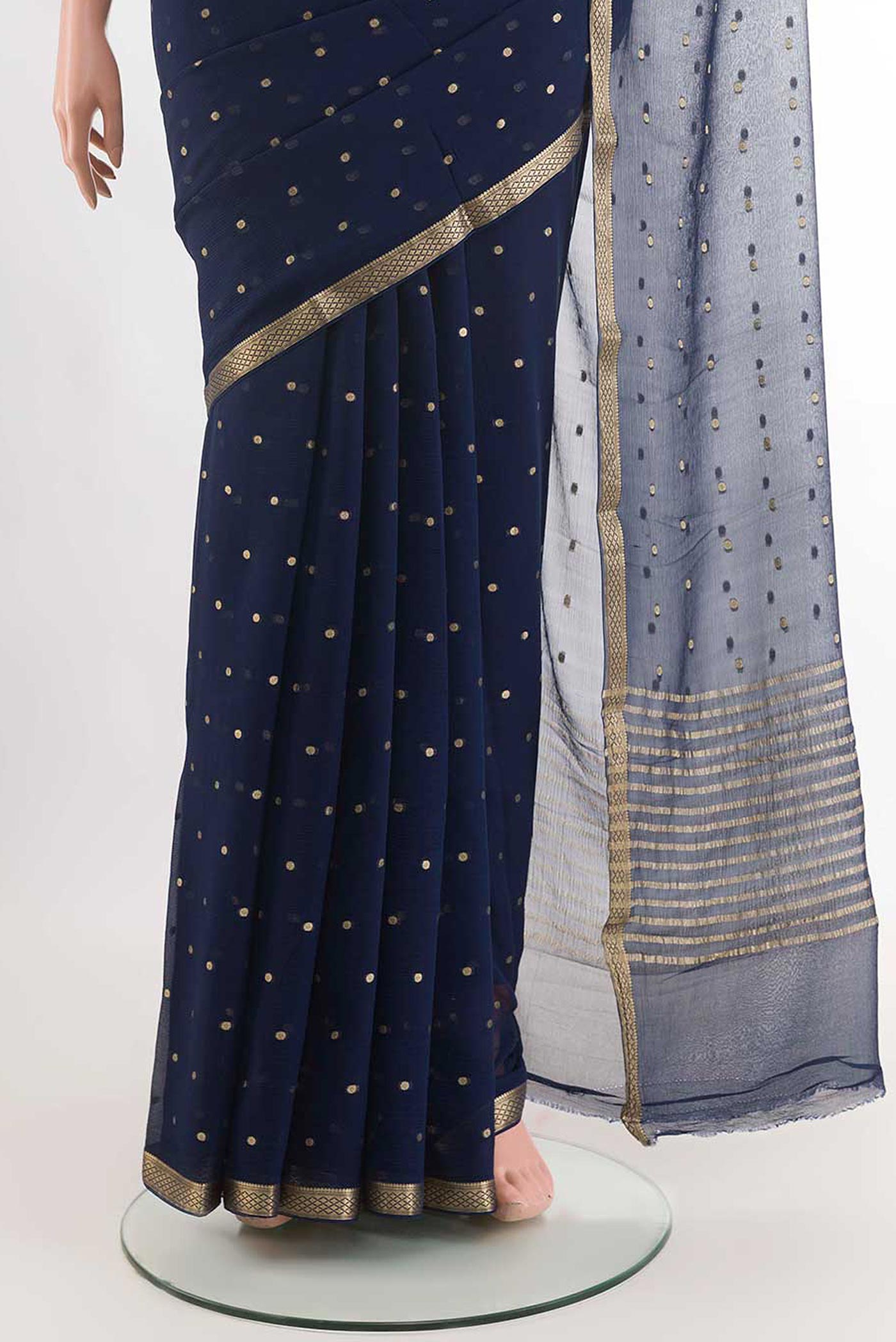pleats pallu