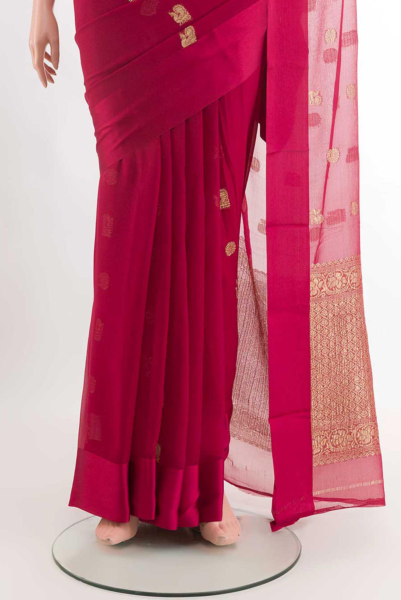 pleats pallu