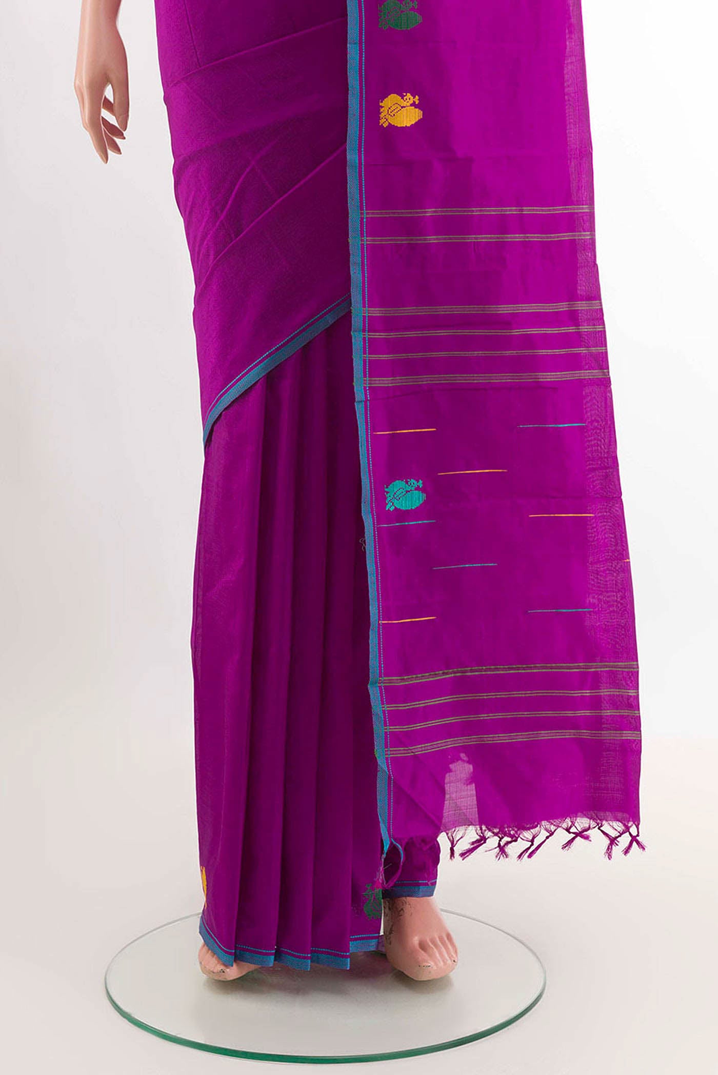 pleats pallu