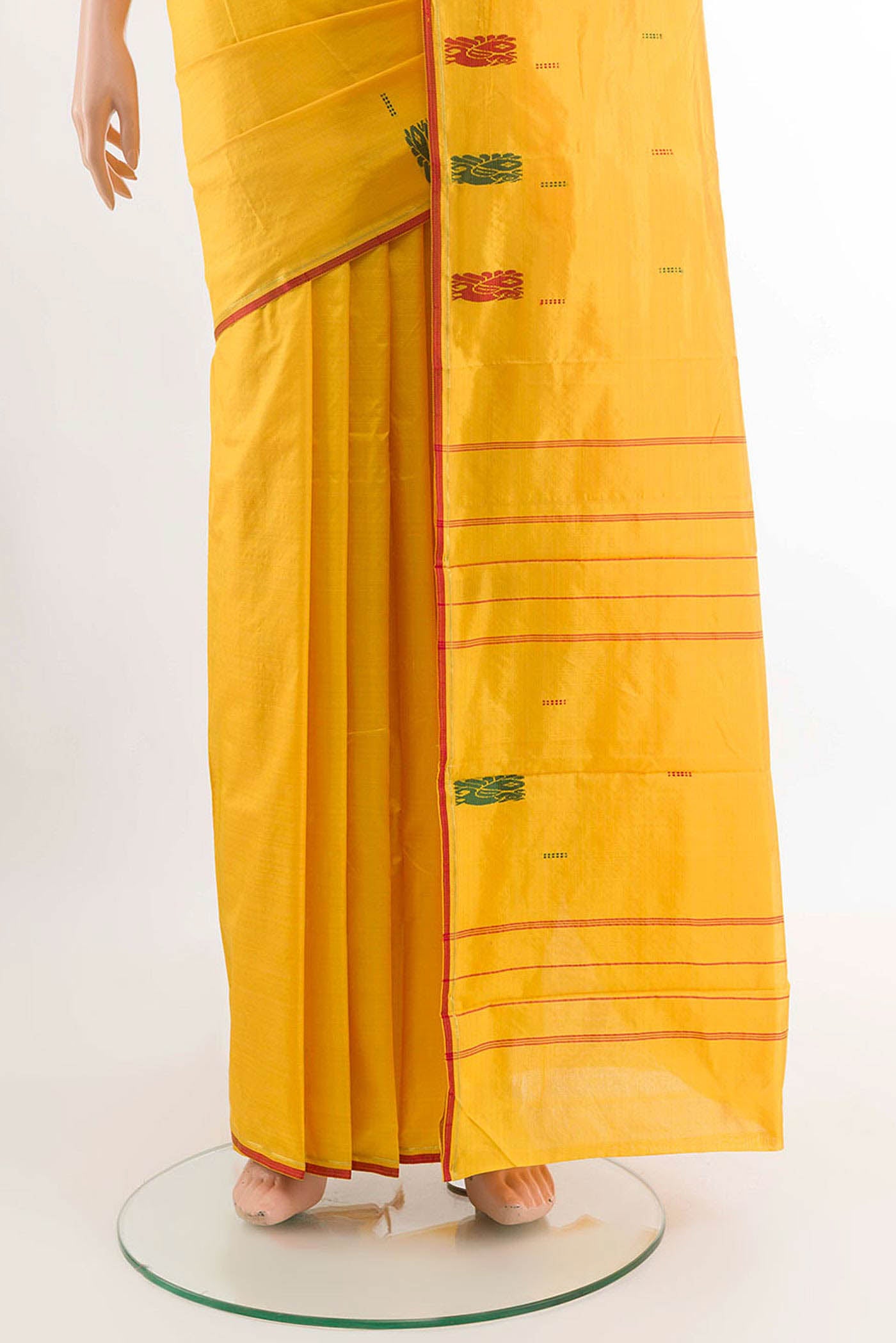 pleats pallu