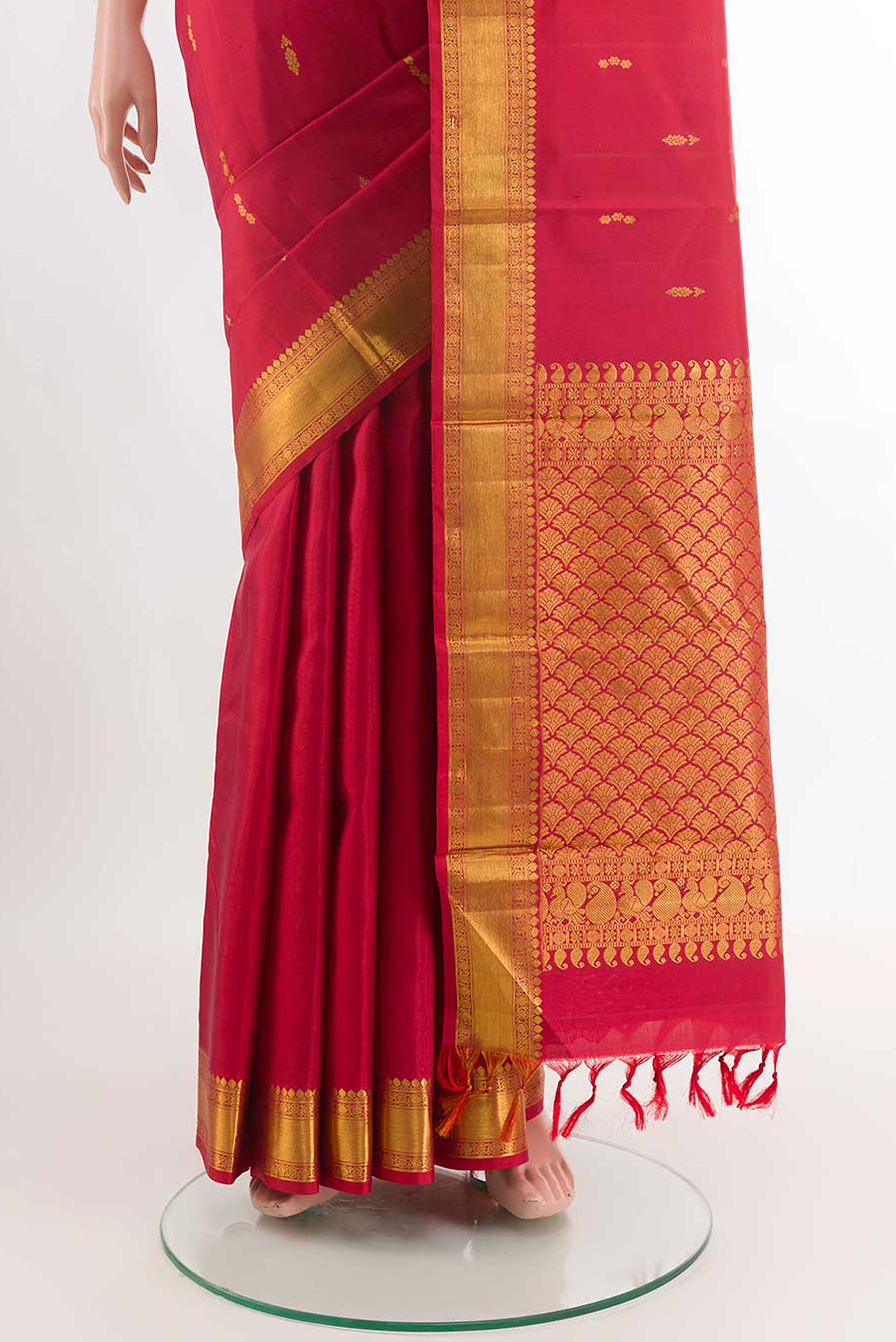pleats pallu