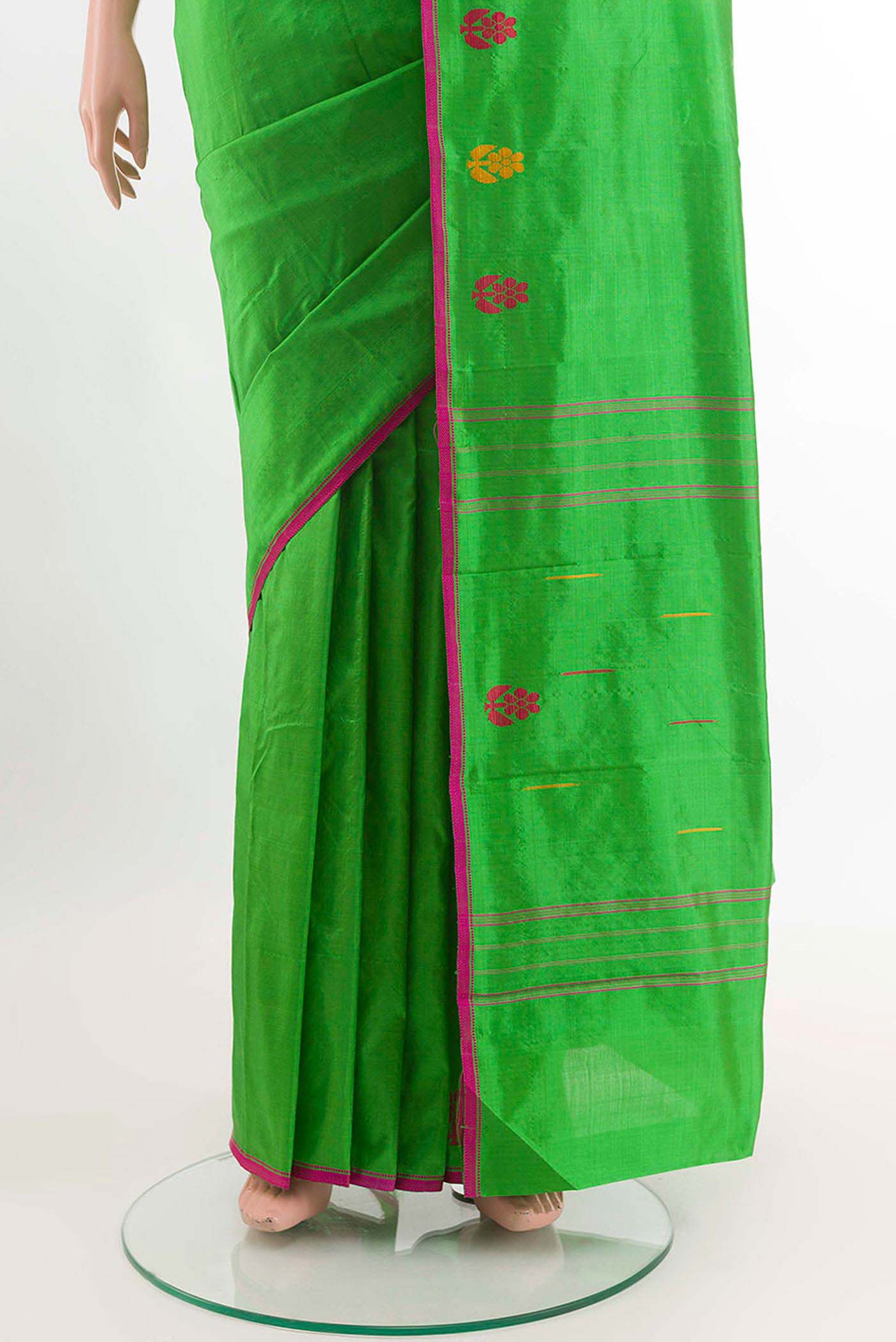 pleats pallu