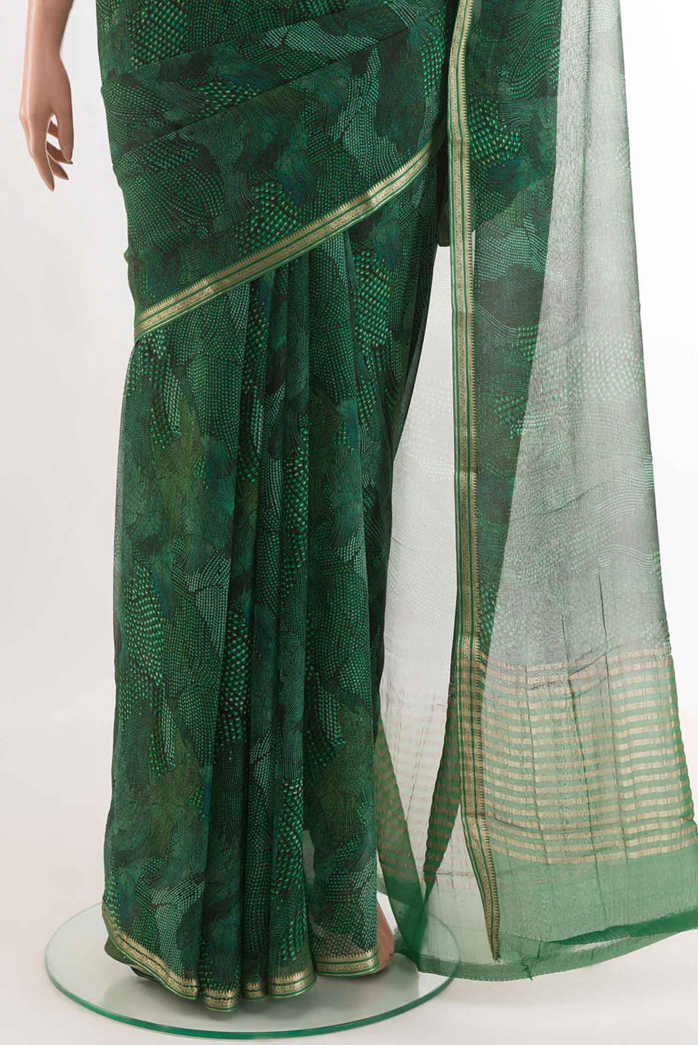 pleats pallu