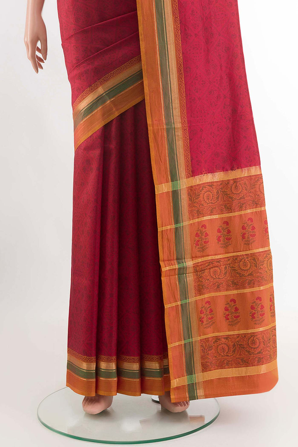 pleats pallu