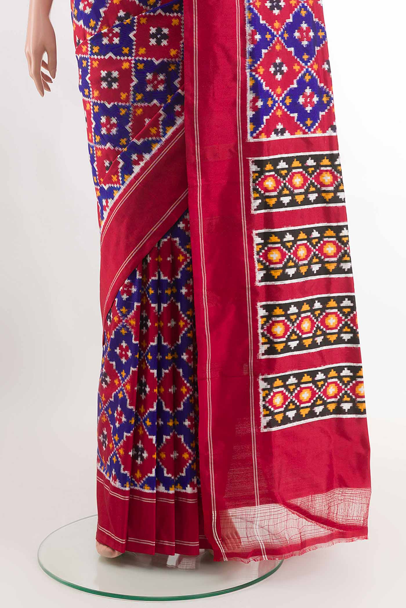 pleats pallu