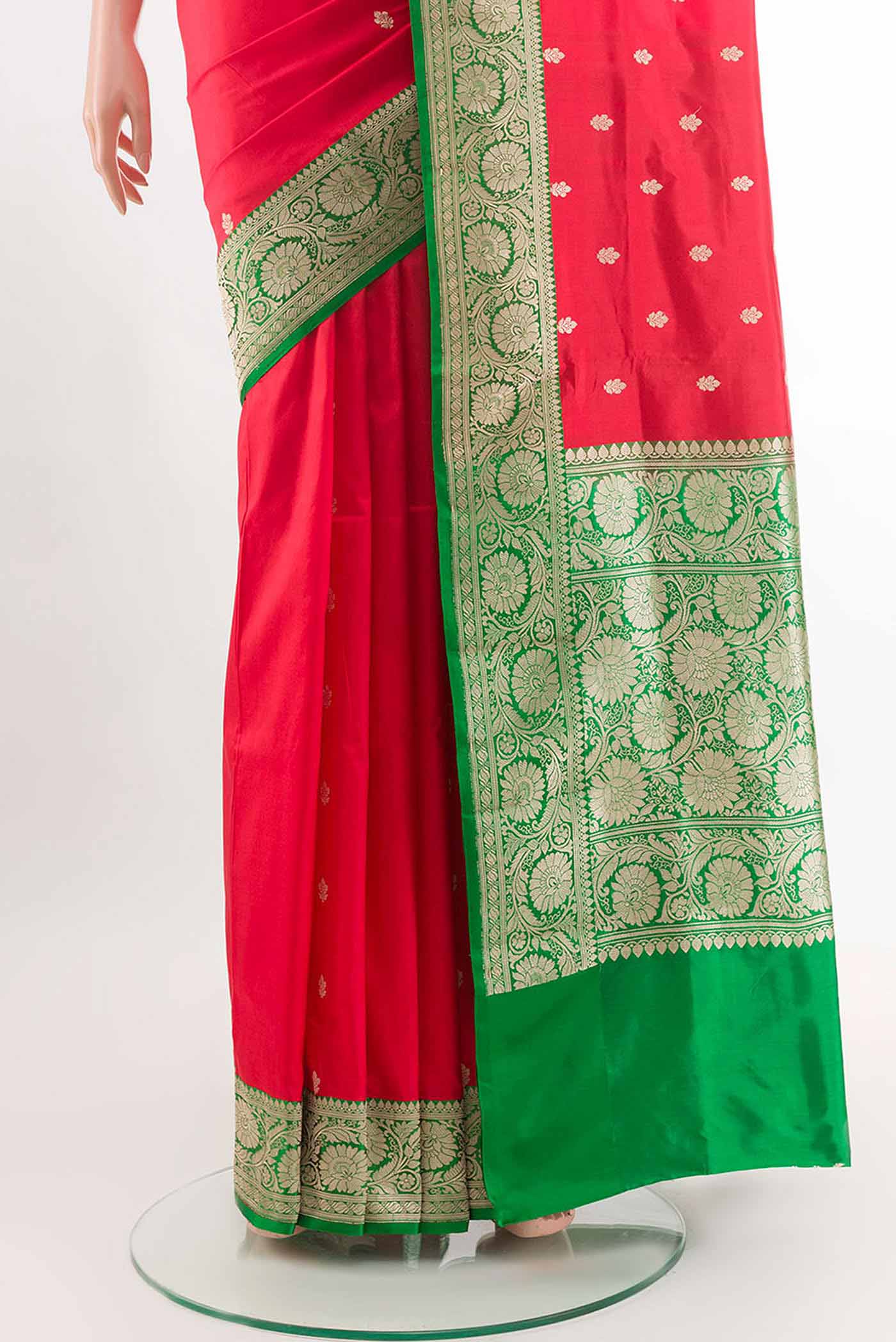 pleats pallu