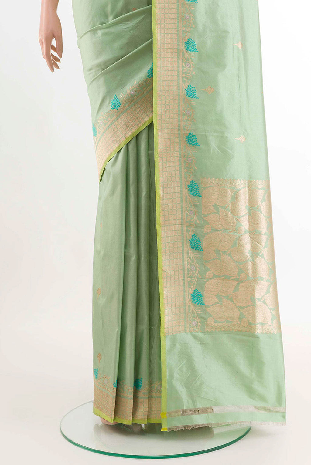 pleats pallu