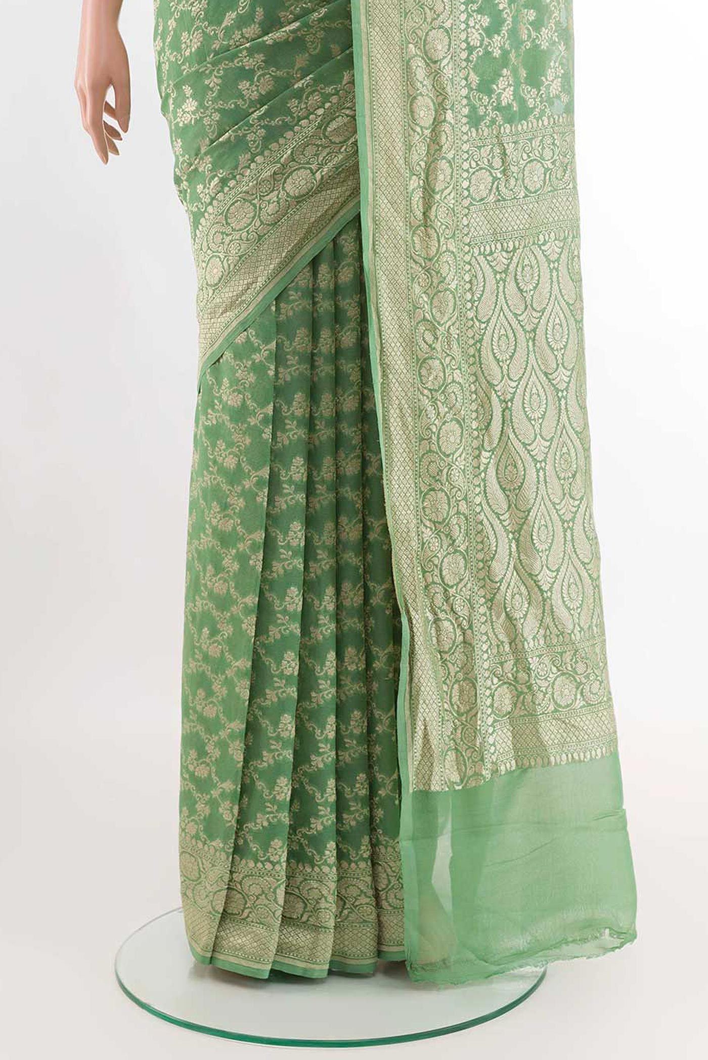 pleats pallu