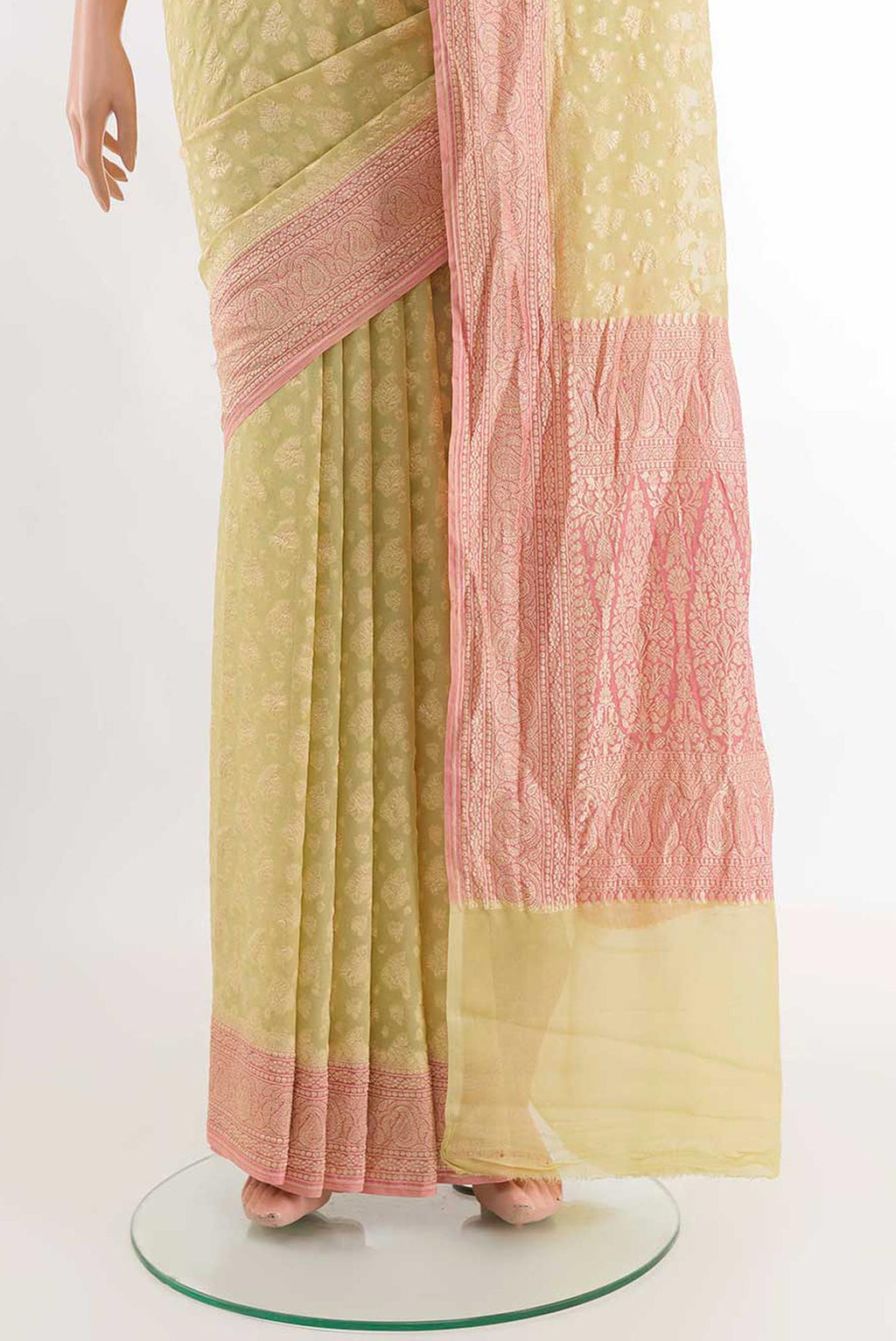 pleats pallu