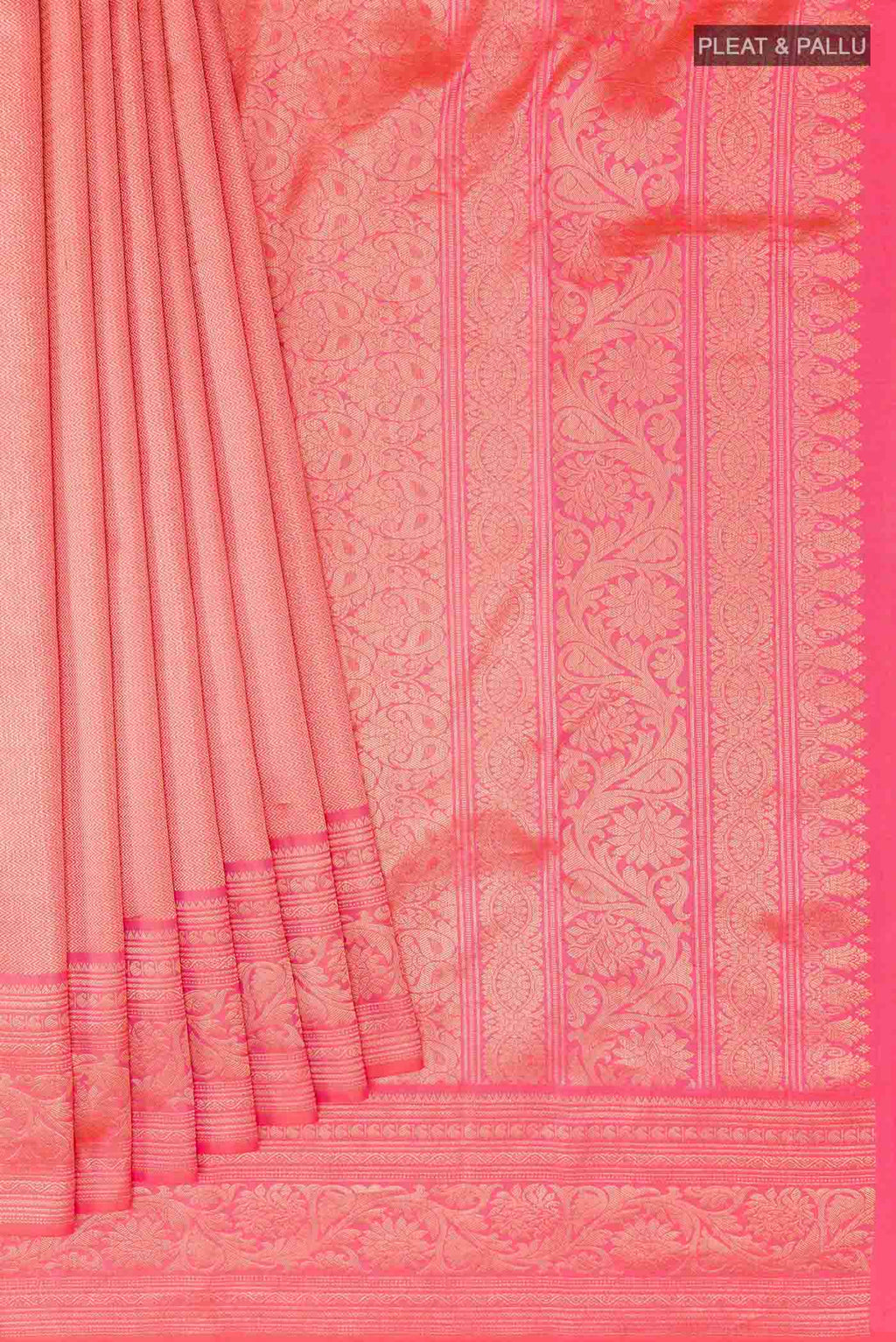 pleats pallu