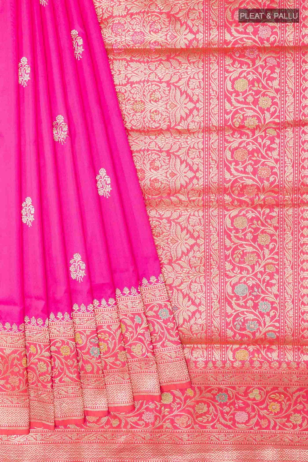 pleats pallu