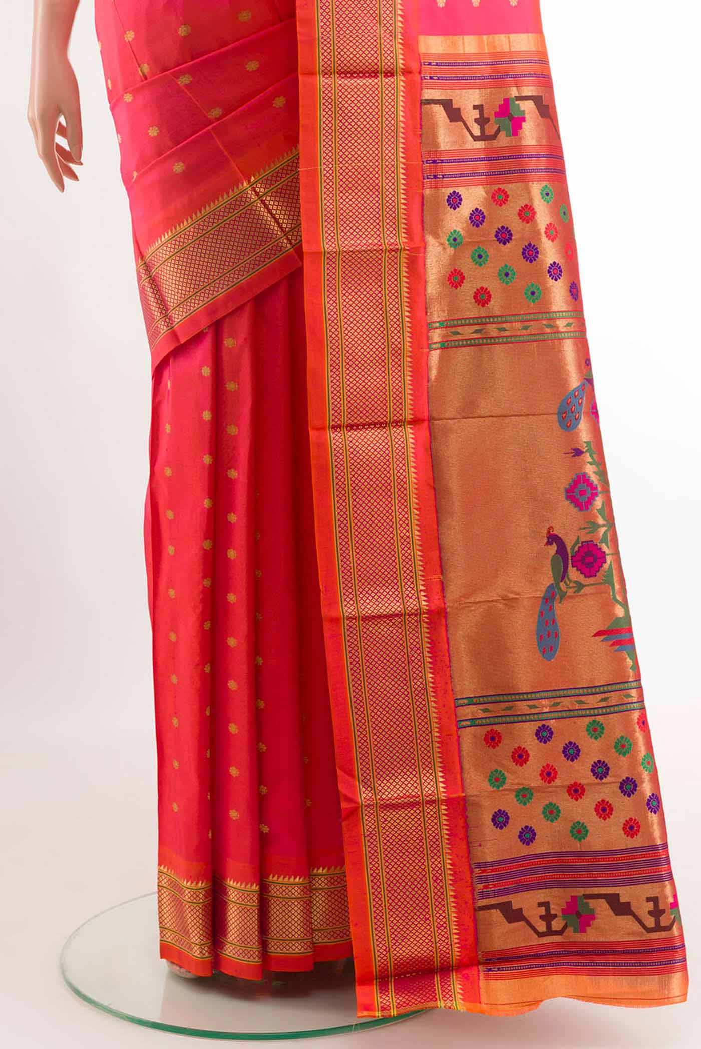 pleats pallu