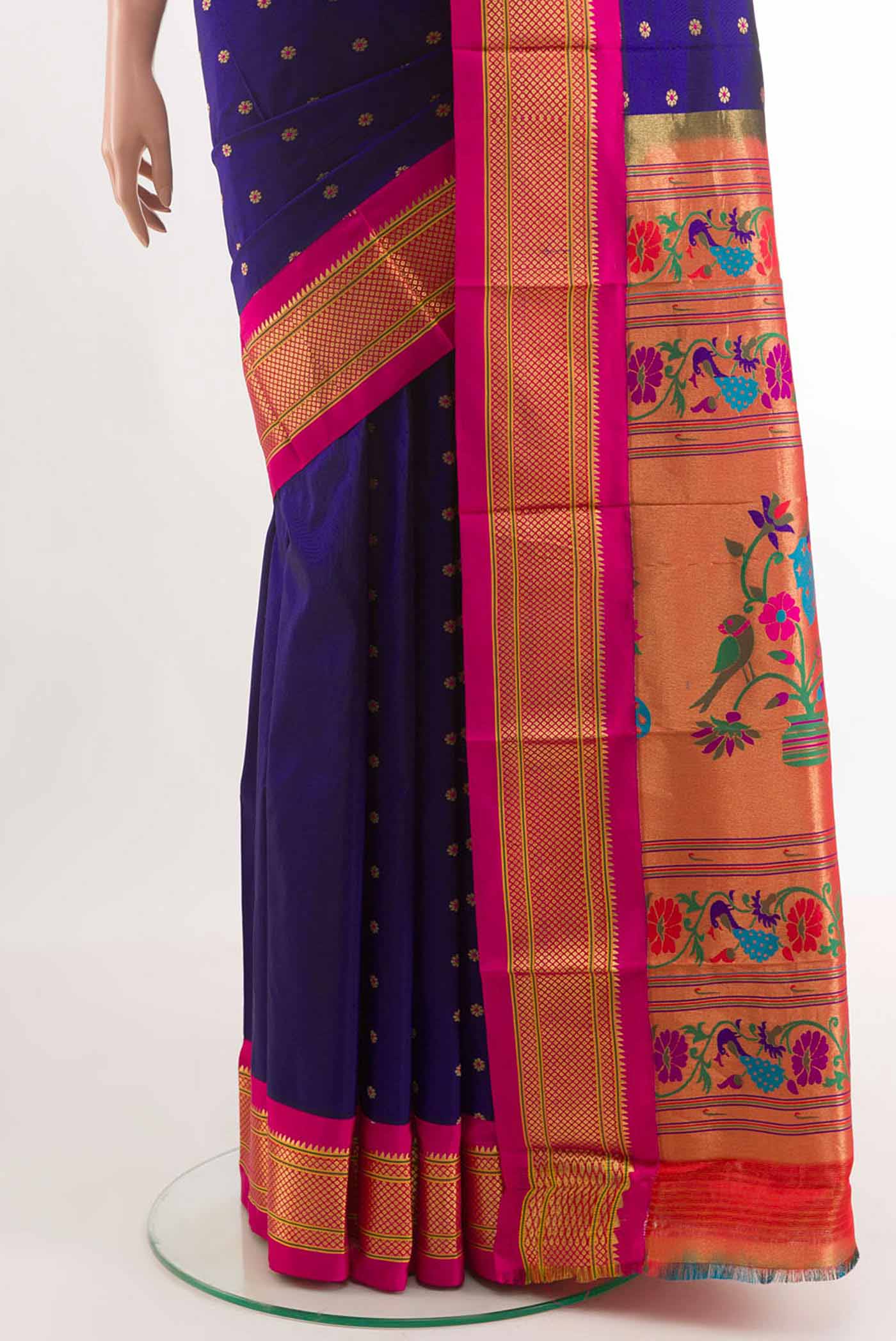 pleats pallu