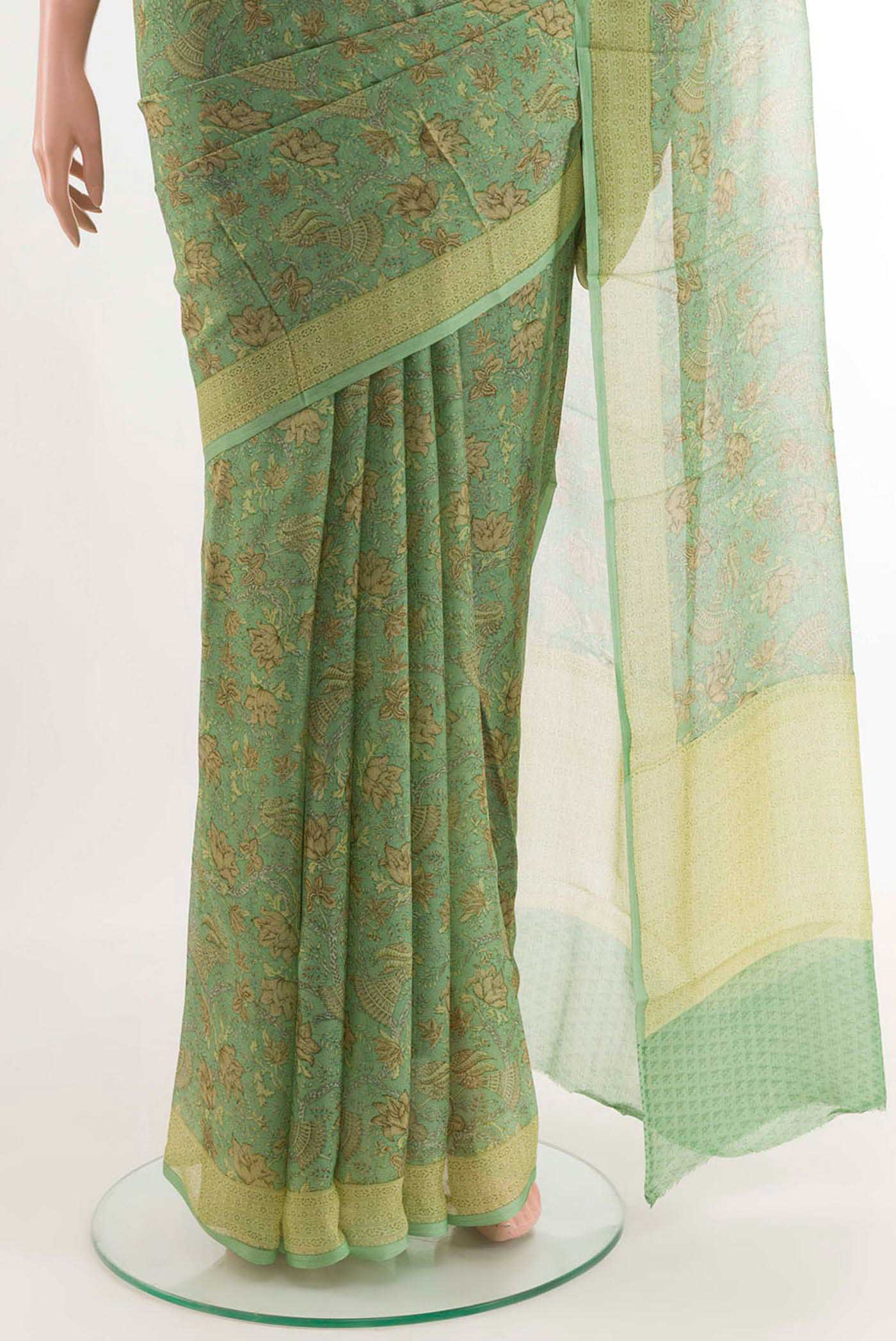 pleats pallu