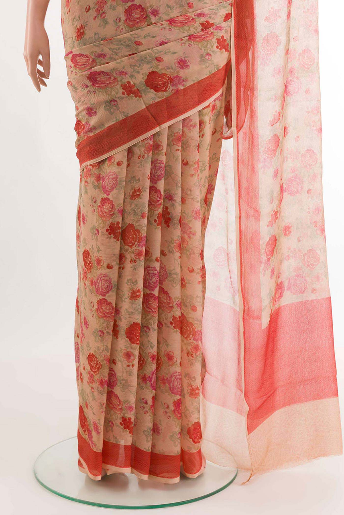 pleats pallu