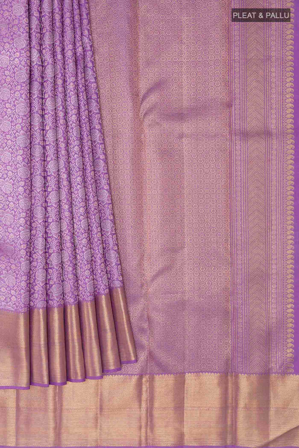 pleats pallu