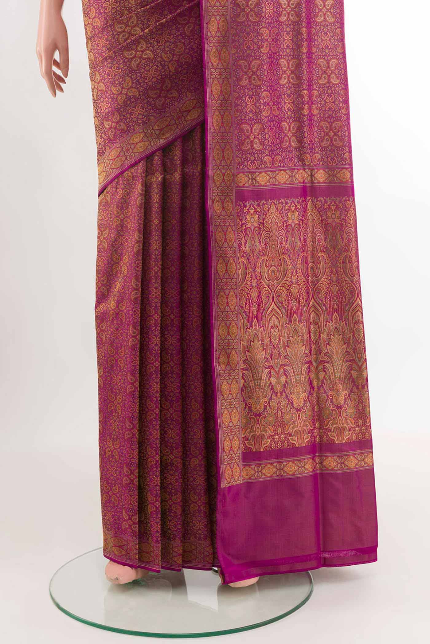 pleats pallu
