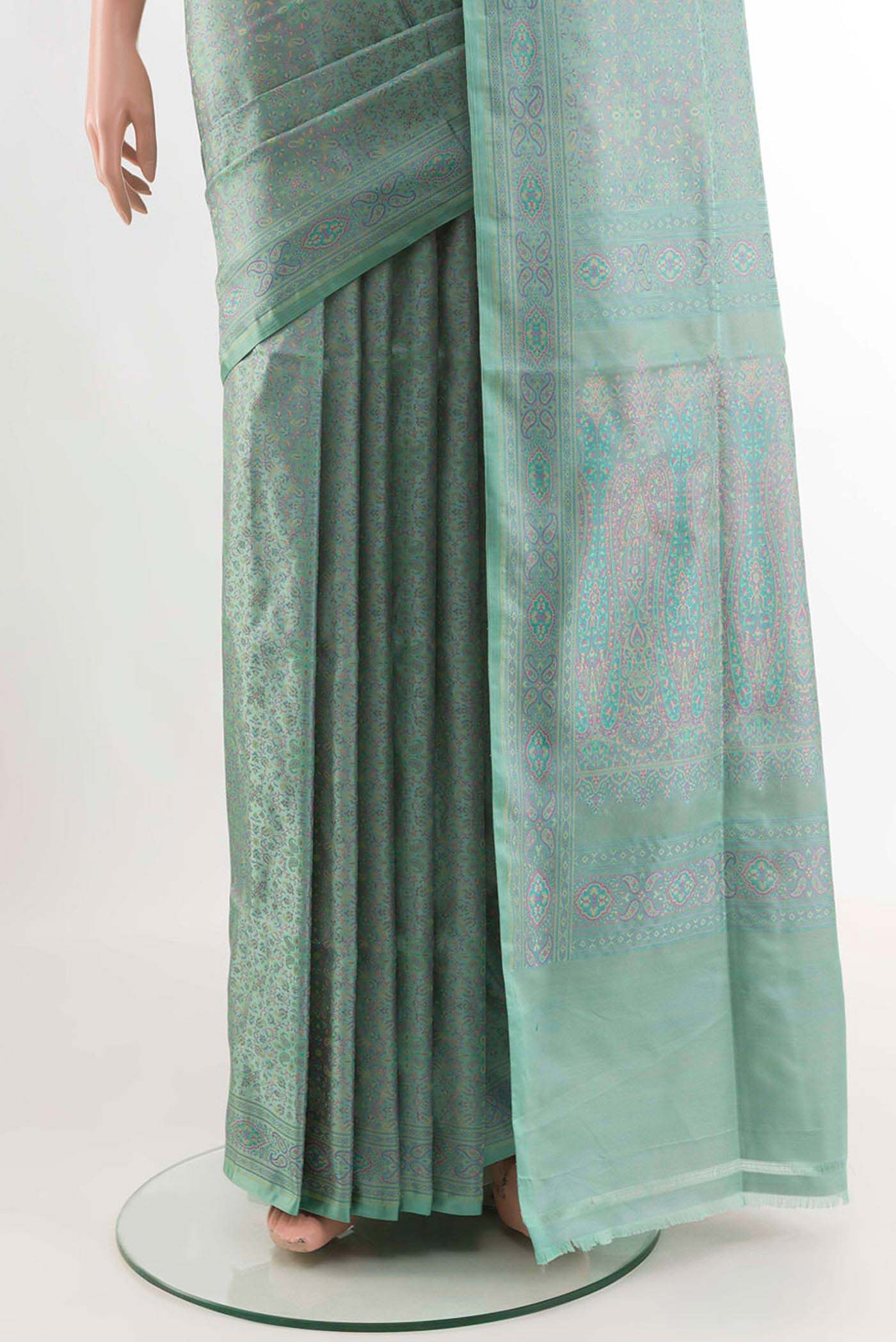 pleats pallu