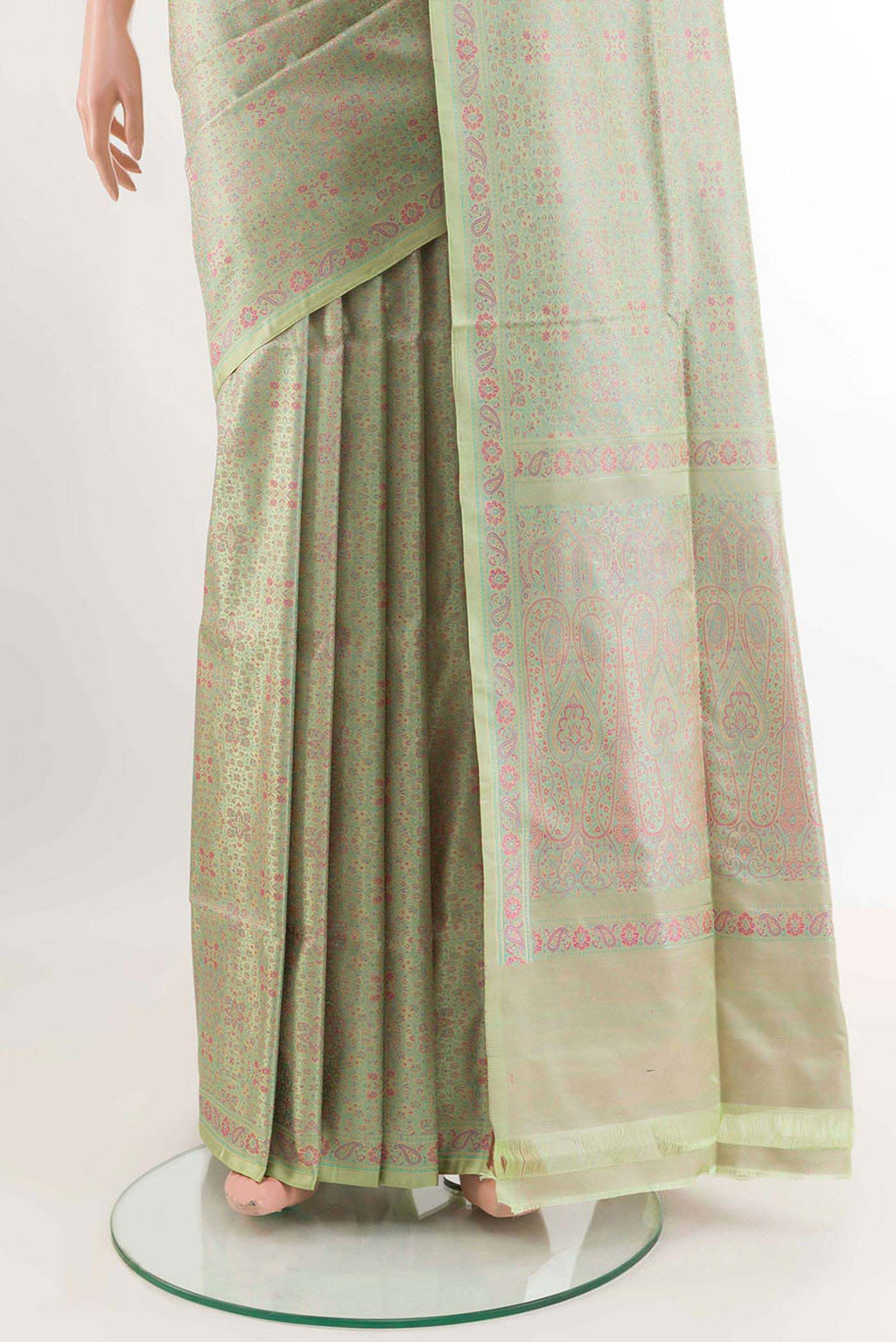 pleats pallu