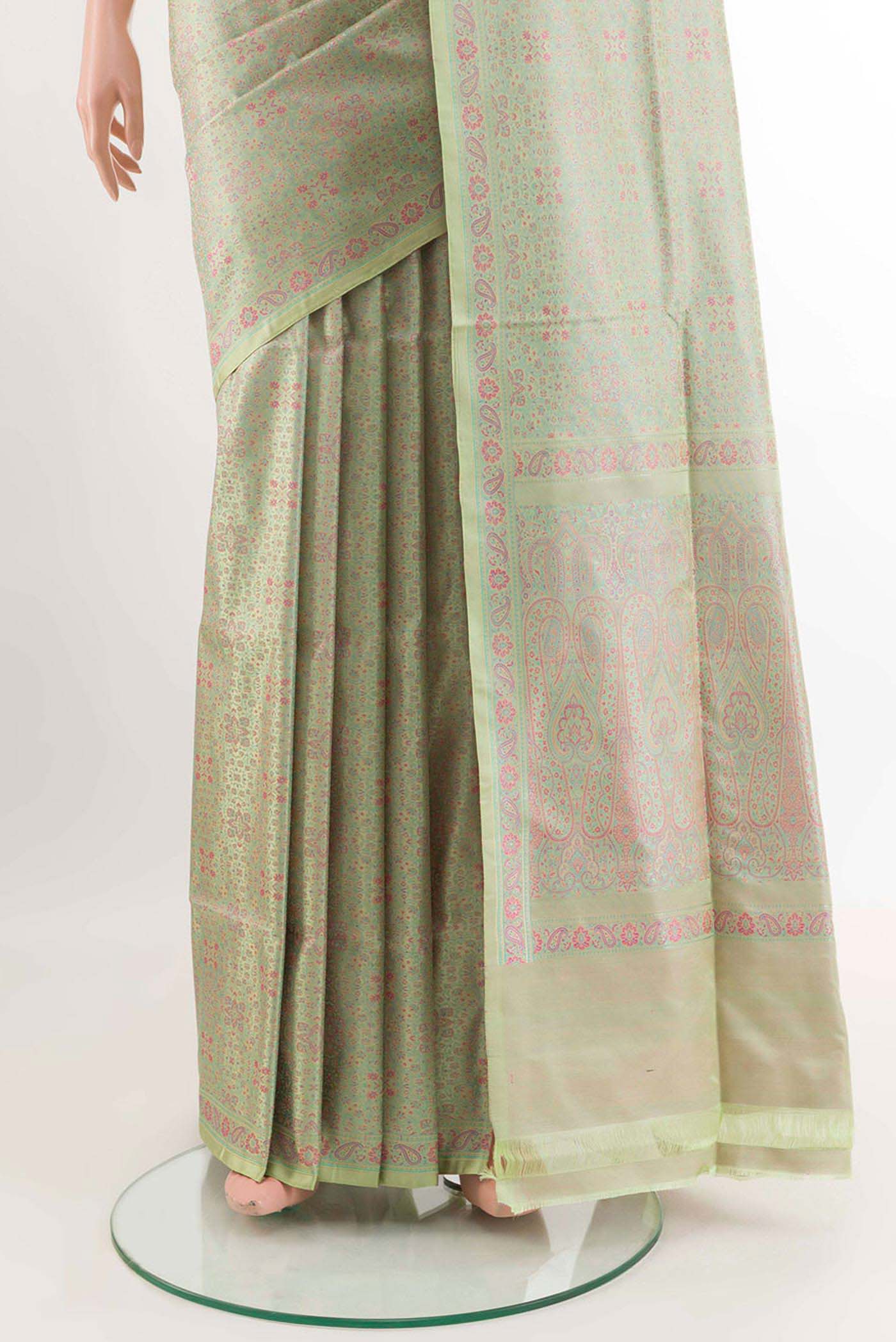 pleats pallu