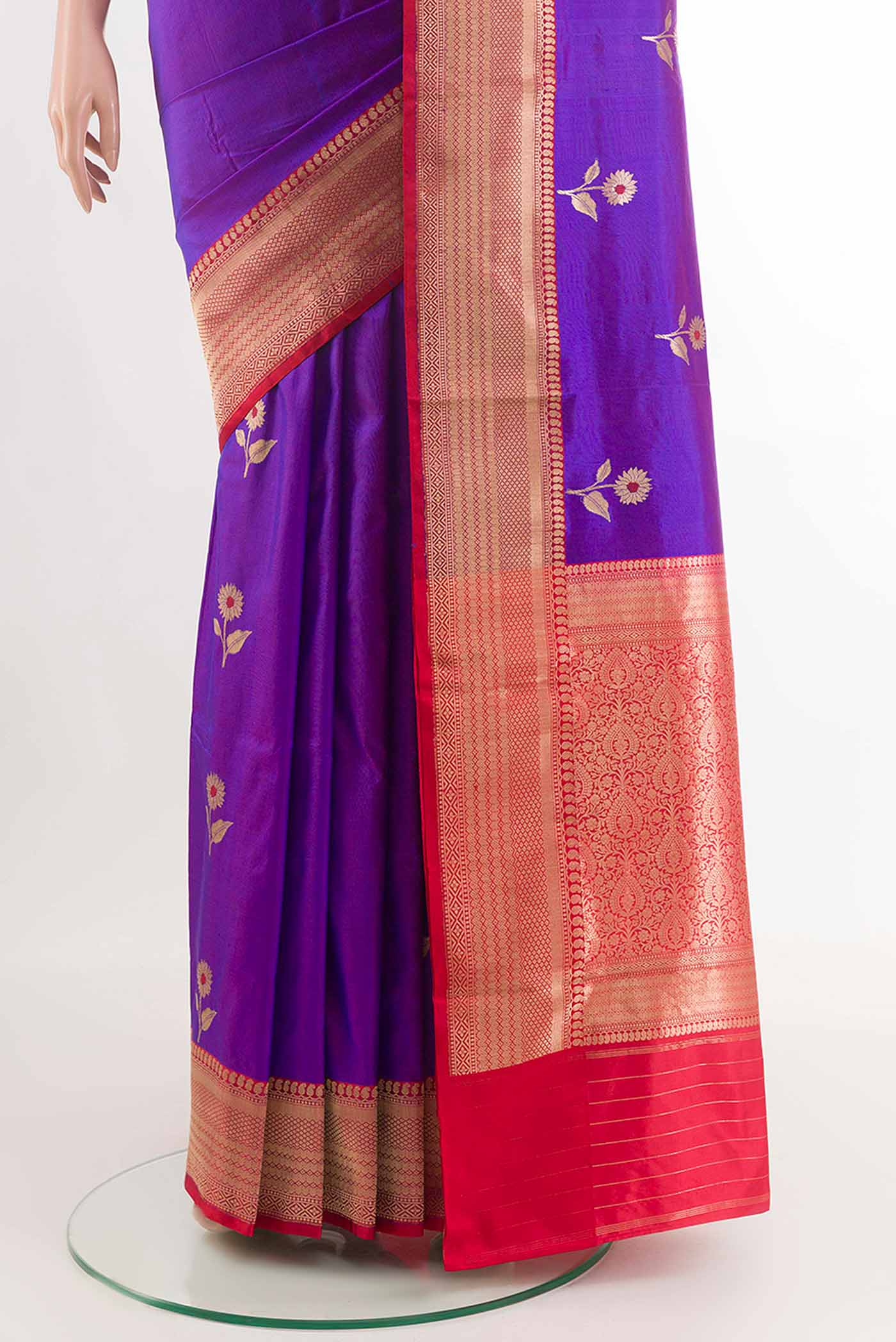 pleats pallu