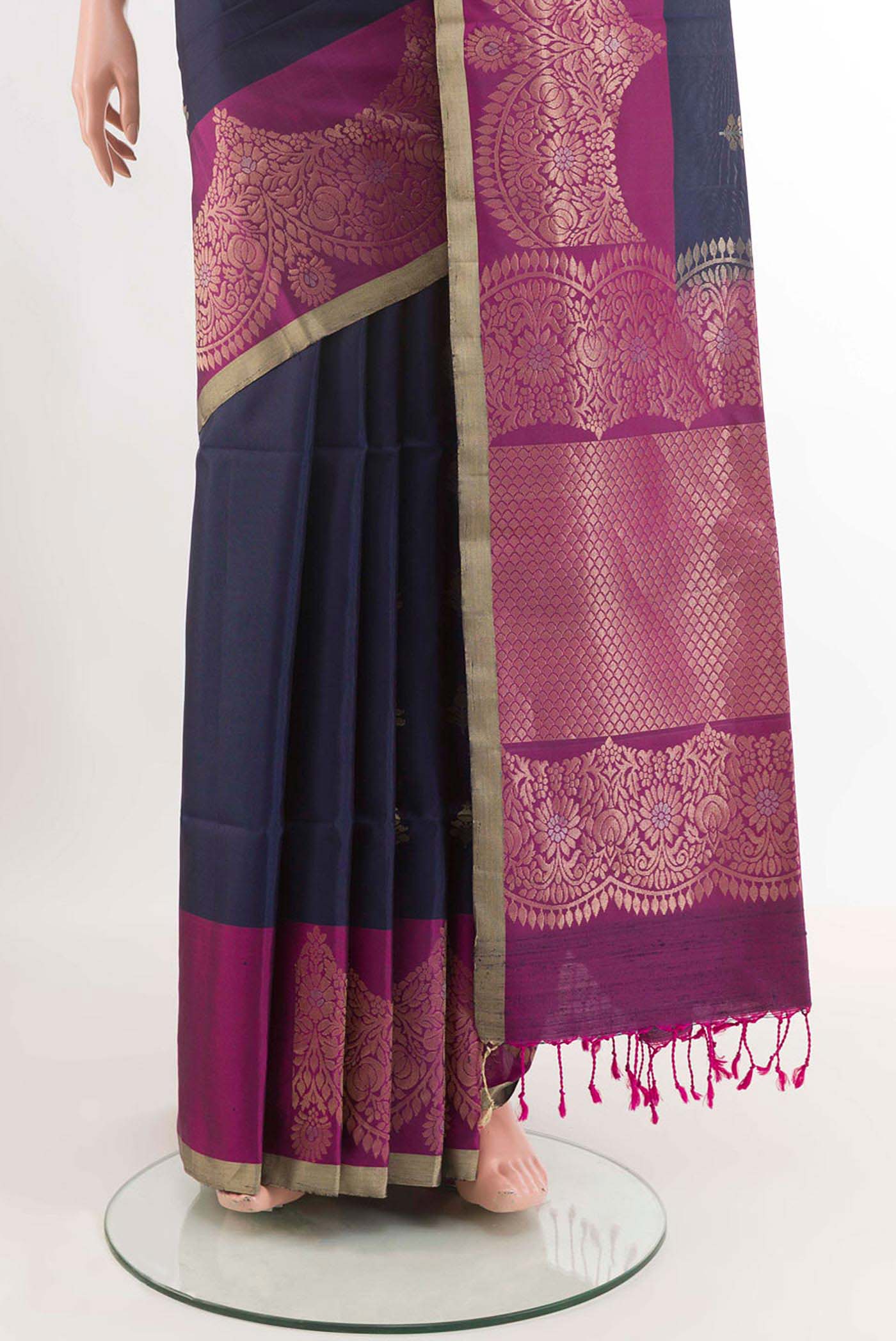 pleats pallu