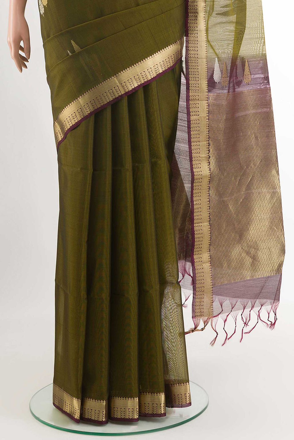 pleats pallu