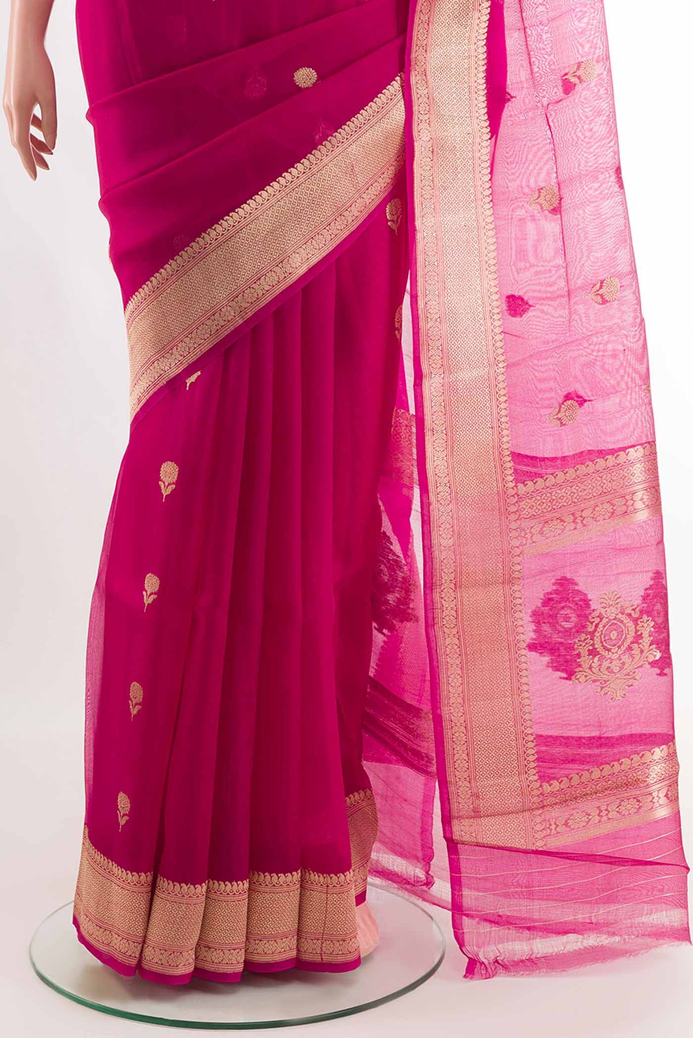 pleats pallu