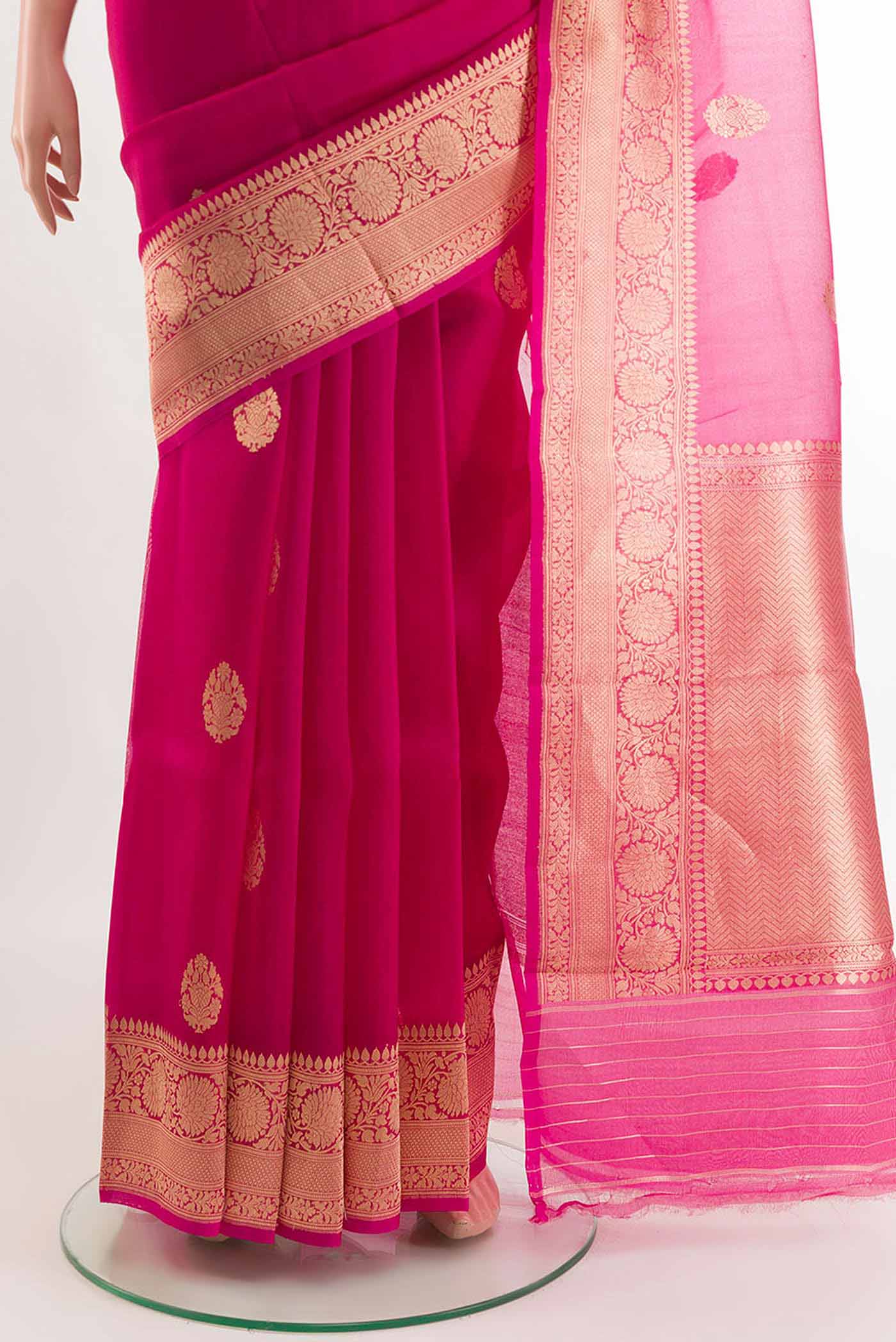 pleats pallu