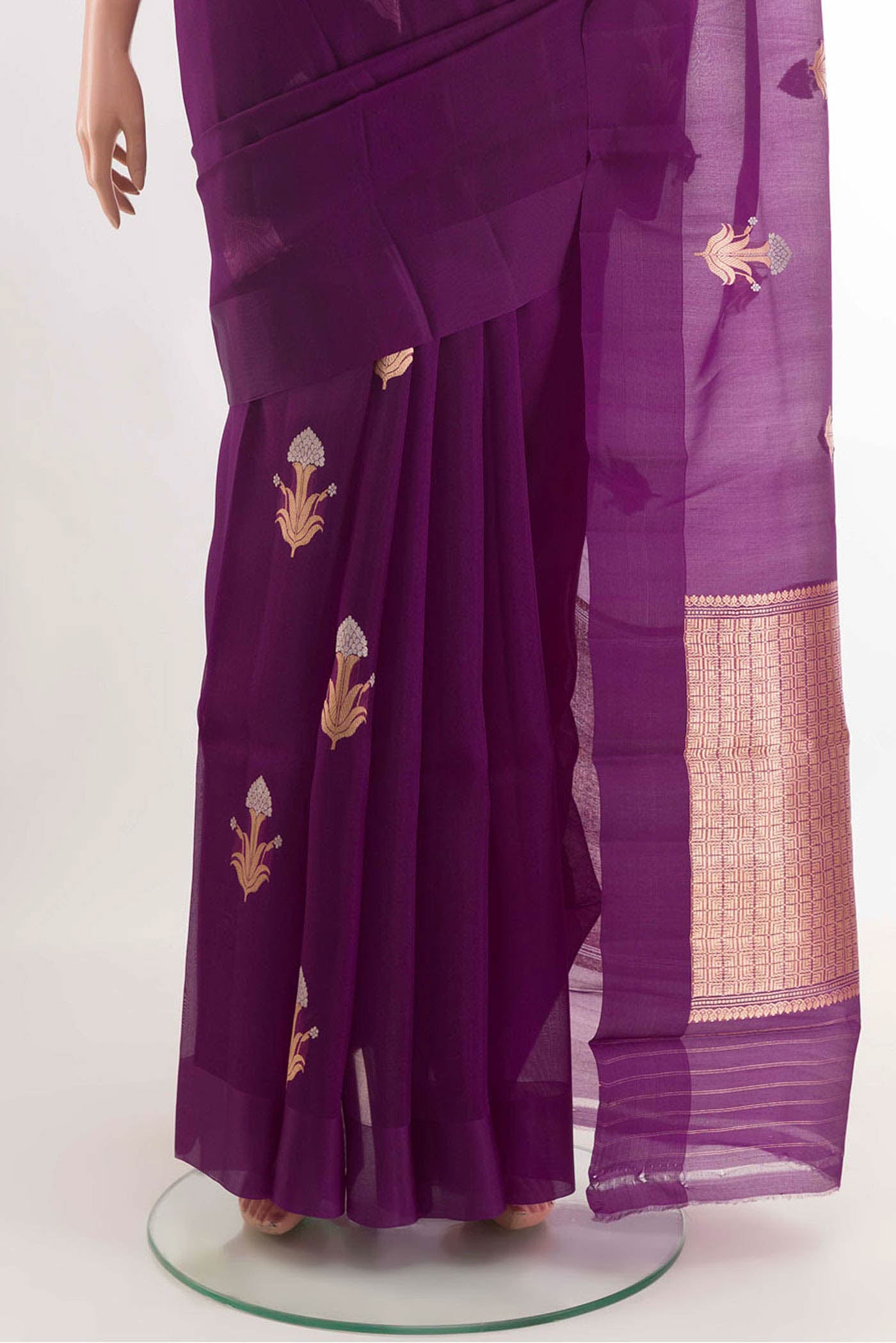 pleats pallu