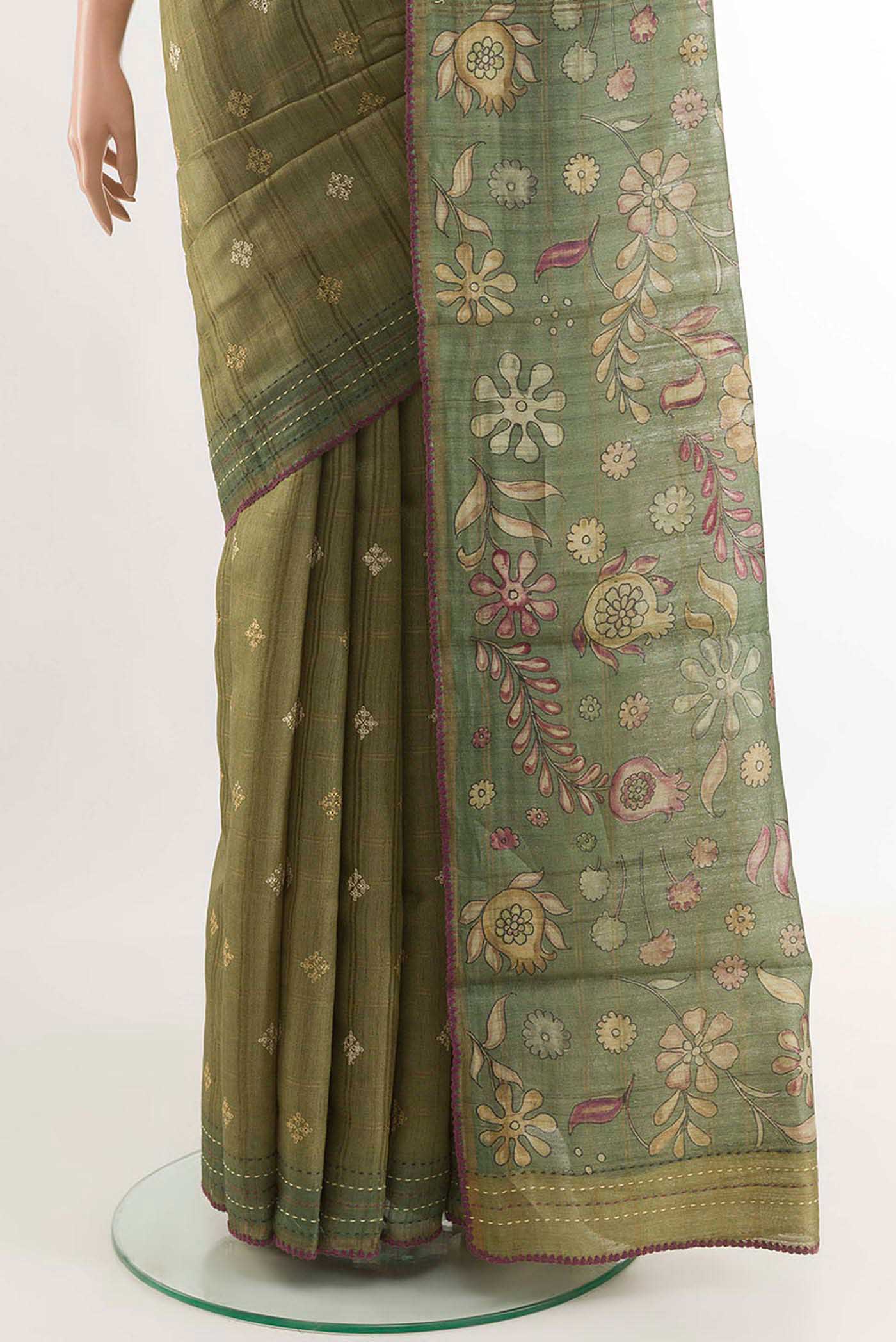 pleats pallu