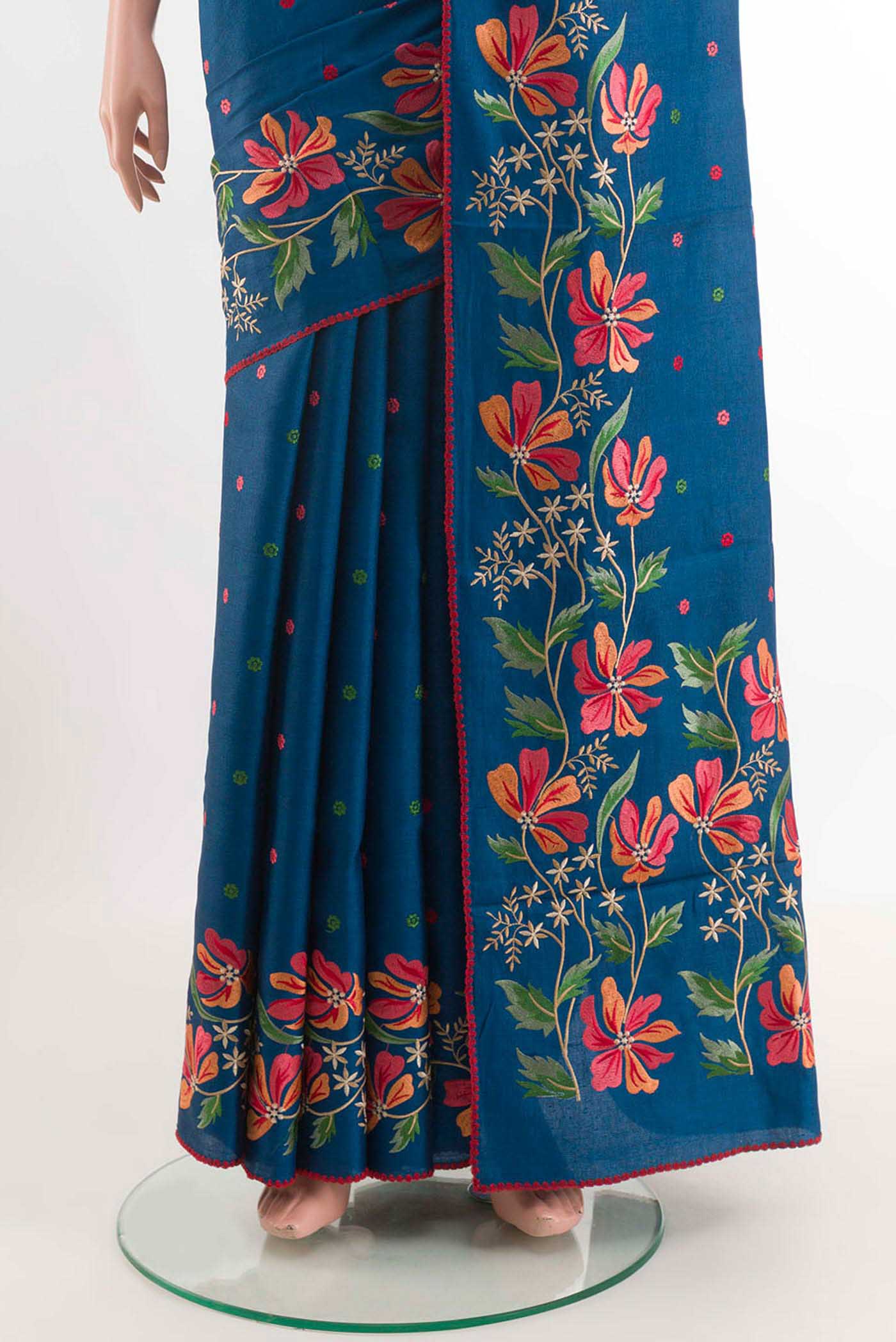 pleats pallu