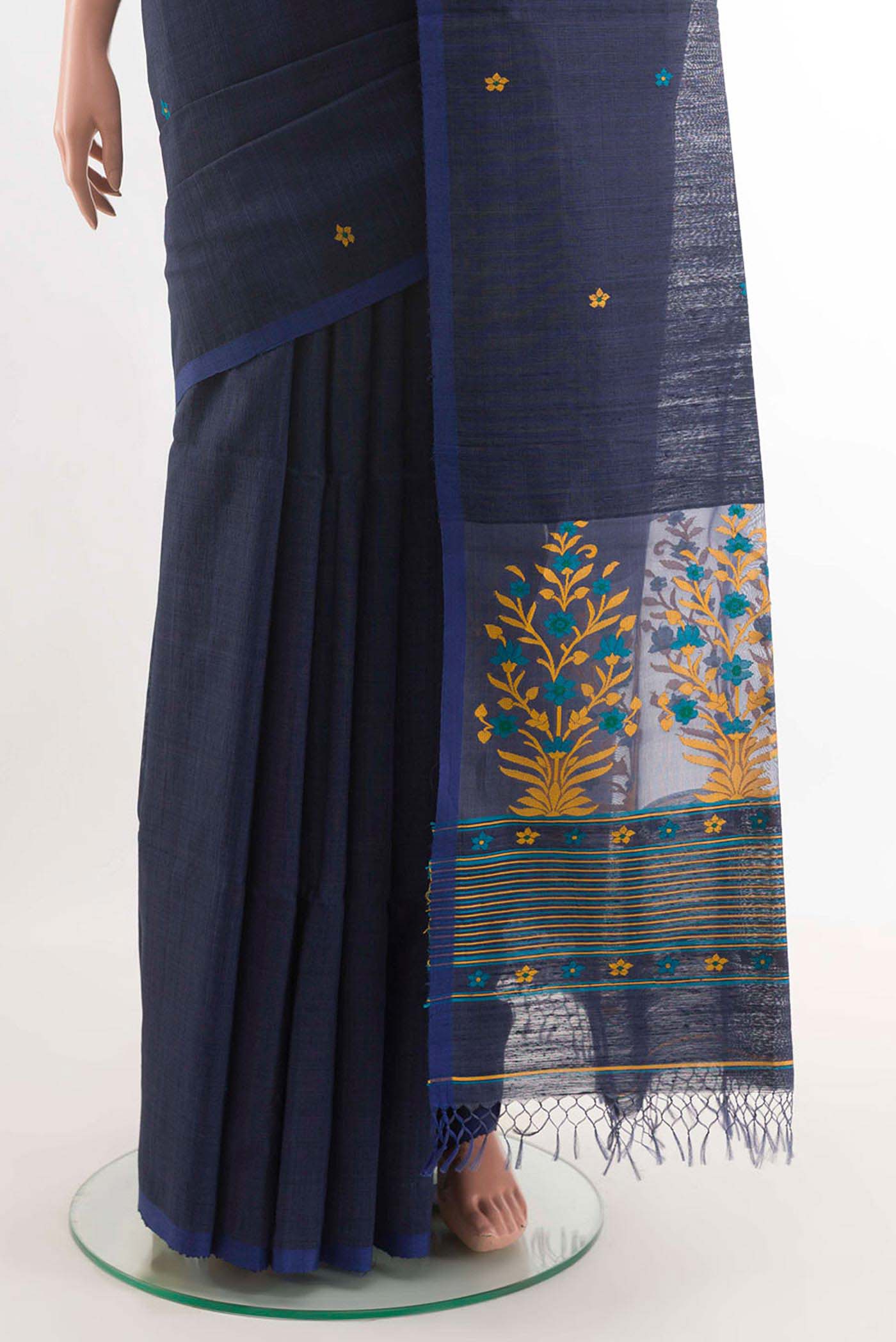 pleats pallu