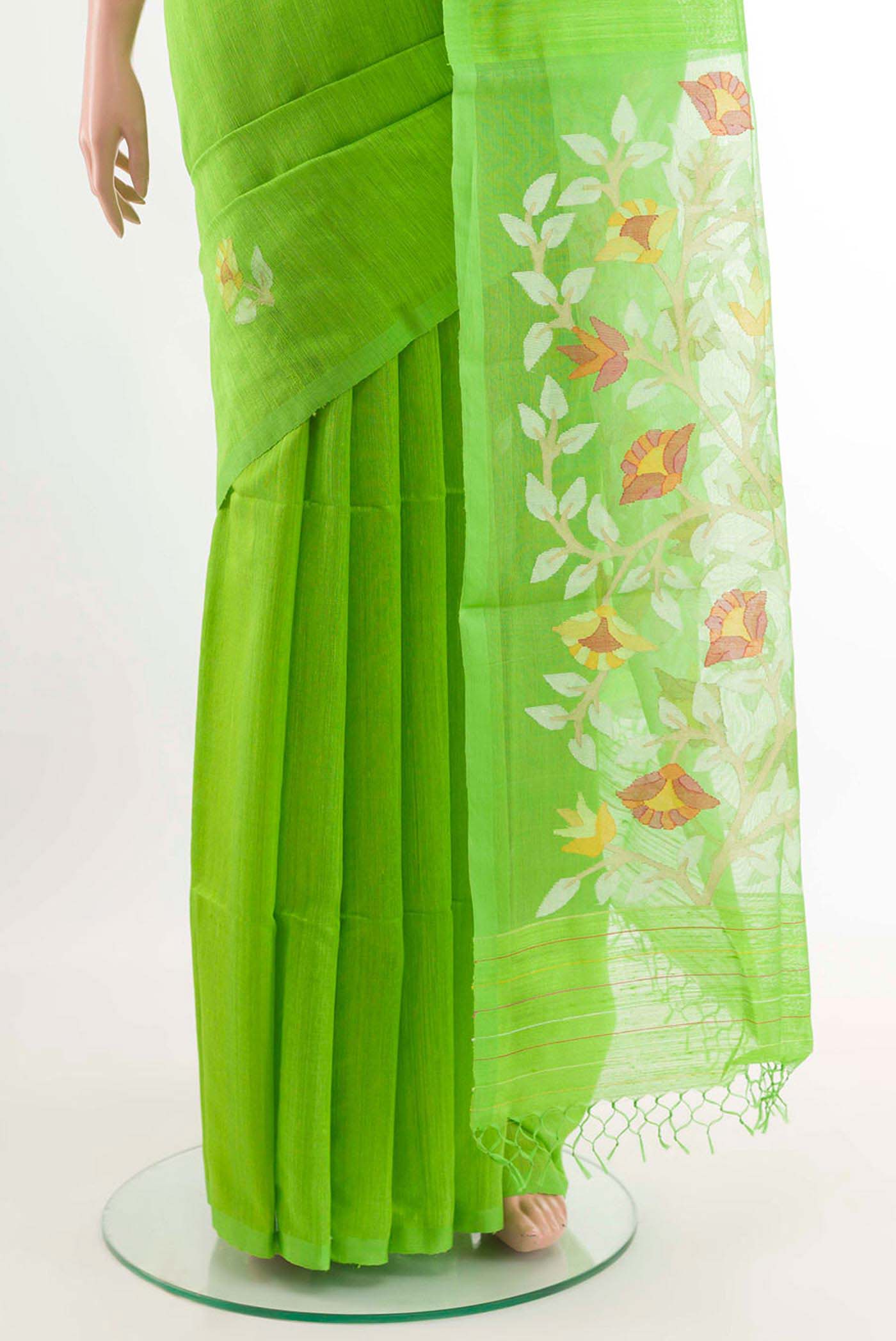 pleats pallu