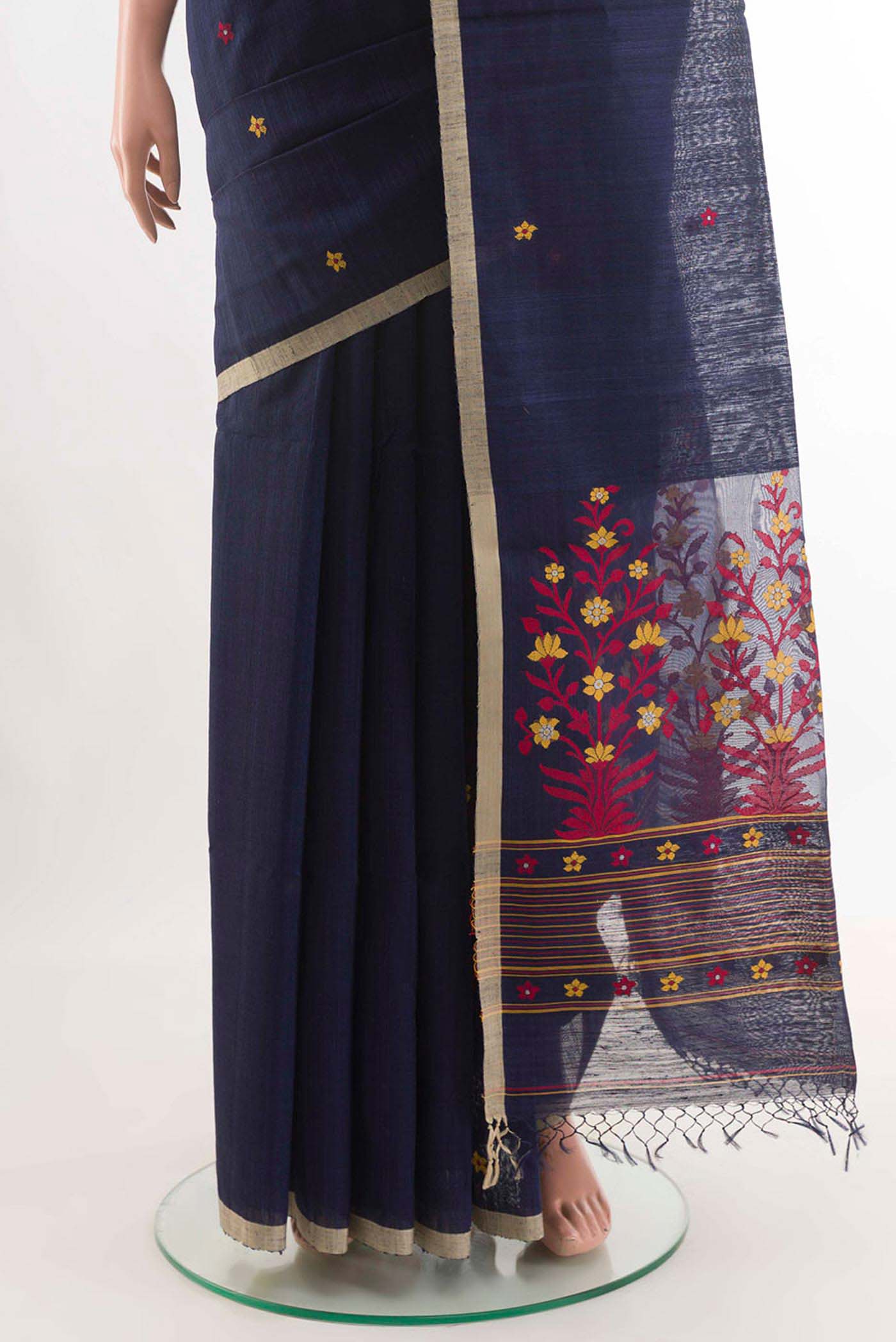 pleats pallu