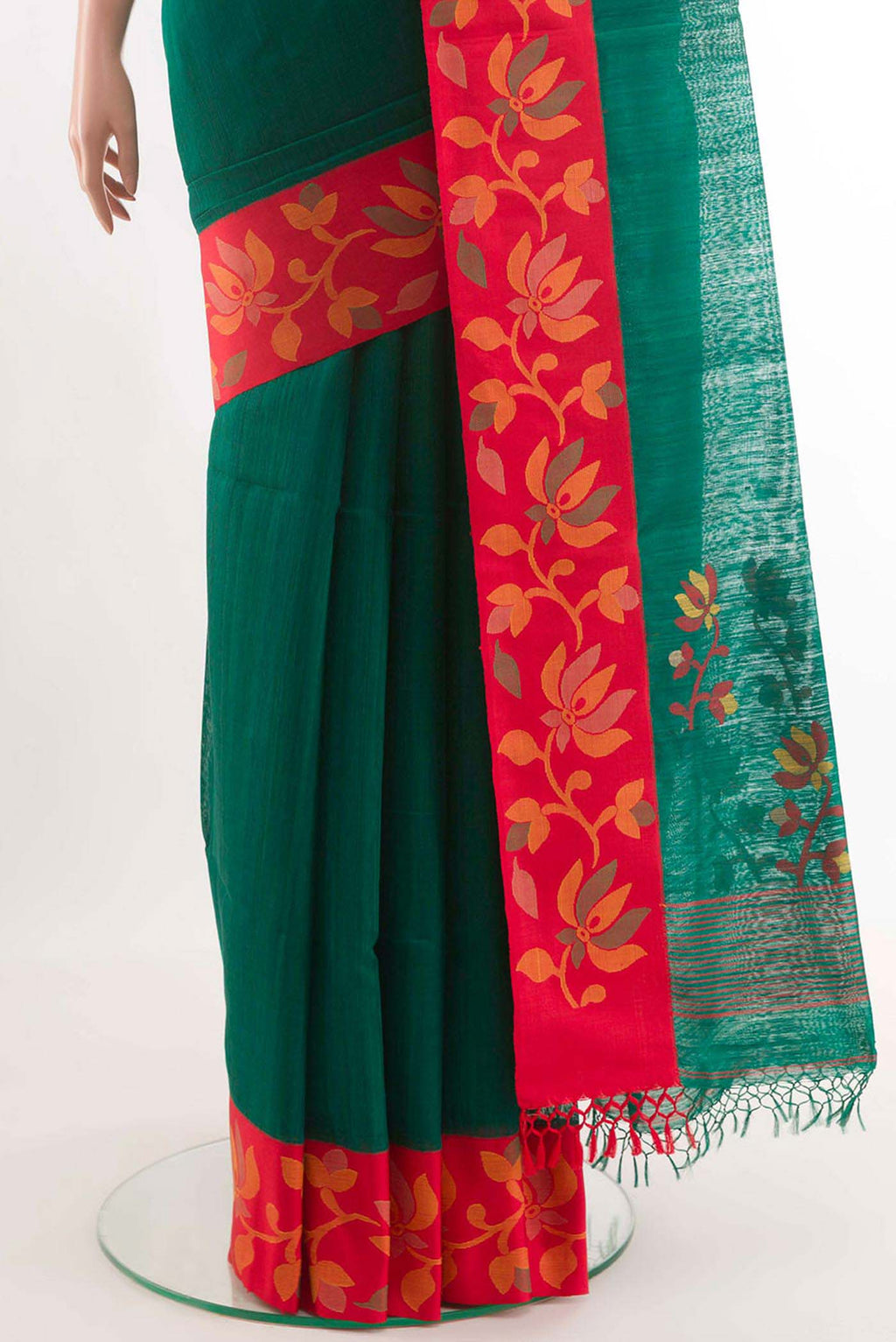 pleats pallu
