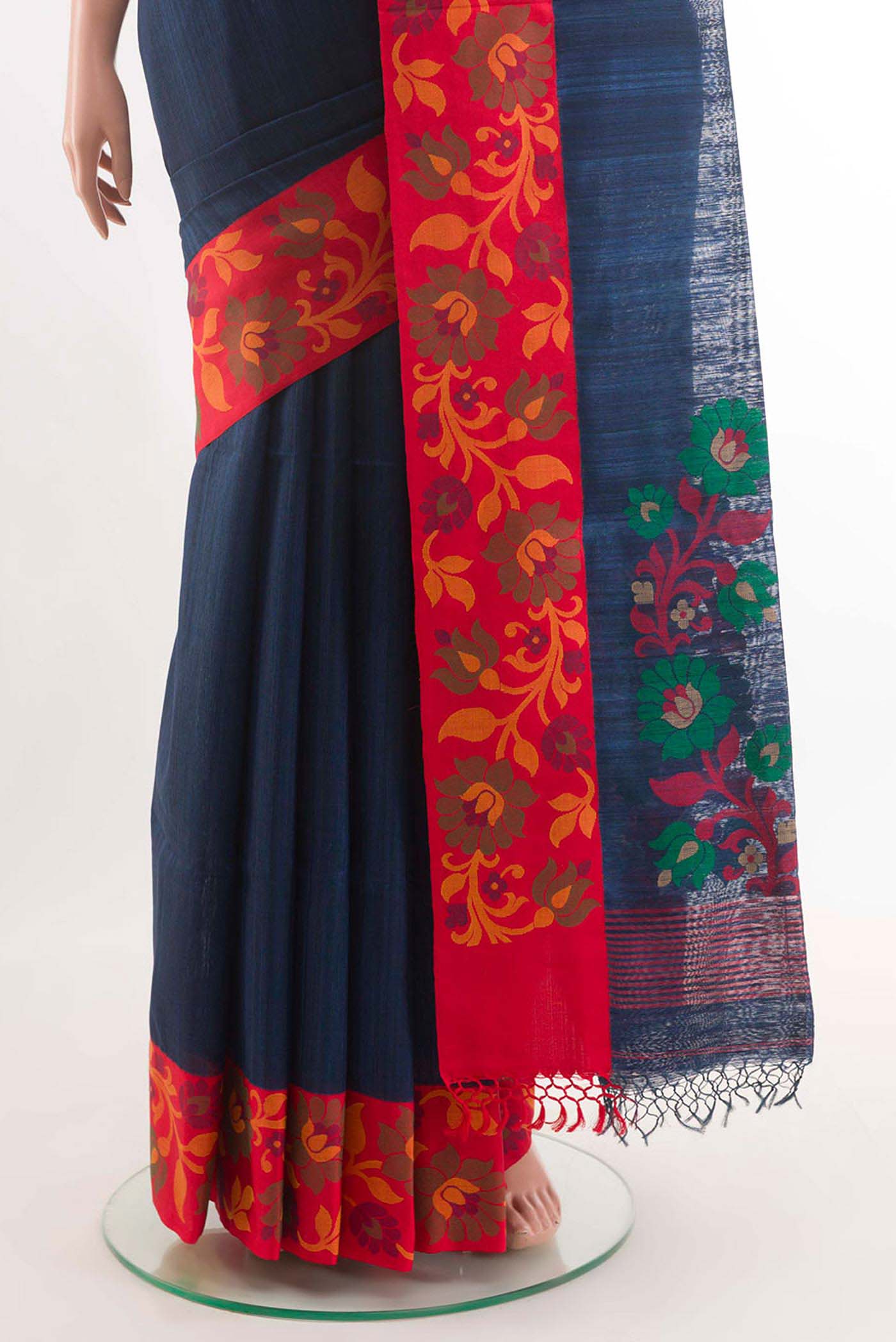 pleats pallu