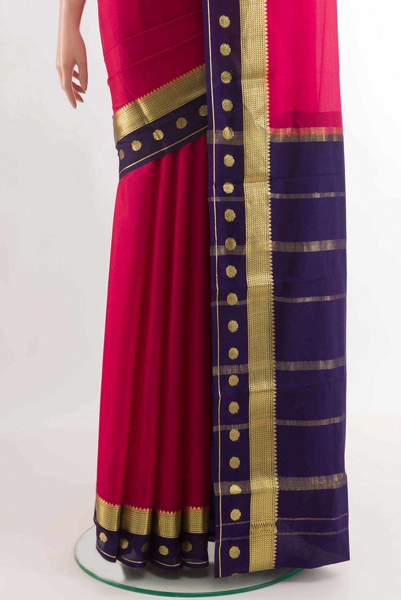 pleats pallu