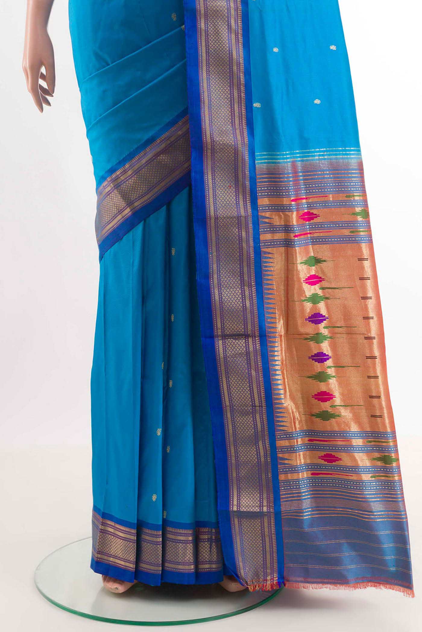 pleats pallu