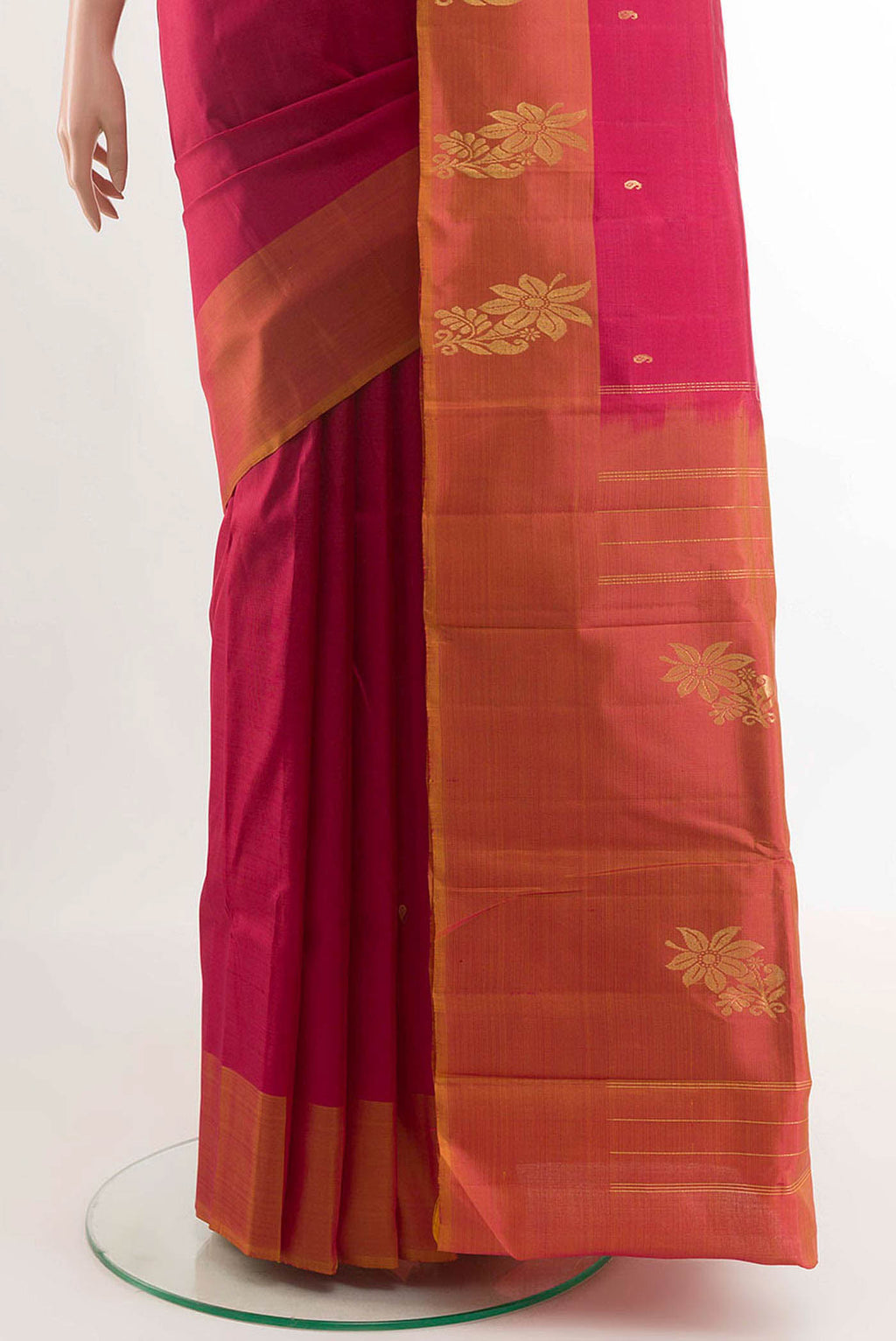 pleats pallu