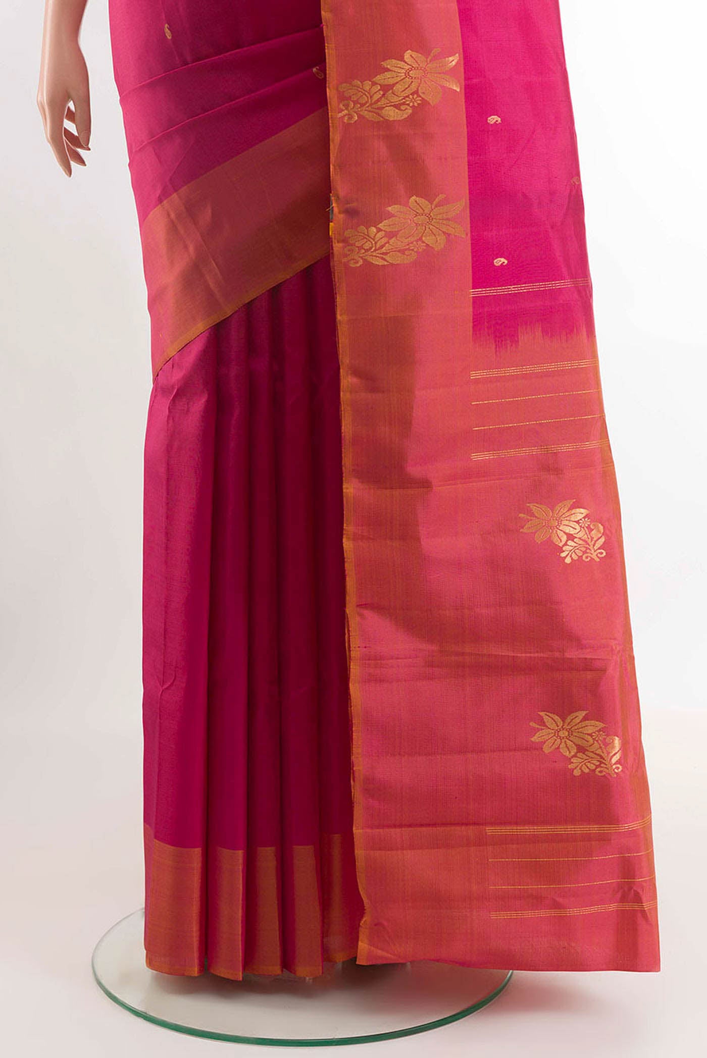 pleats pallu