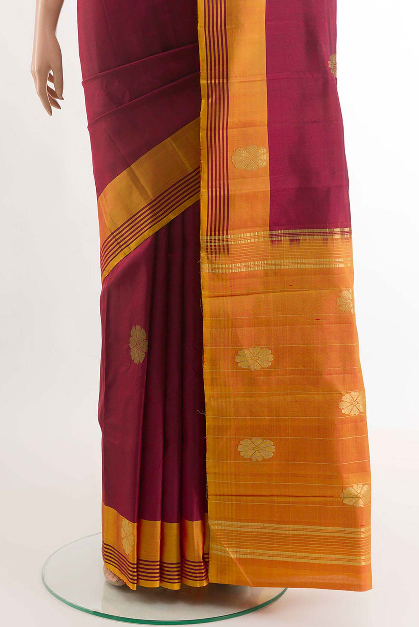 pleats pallu