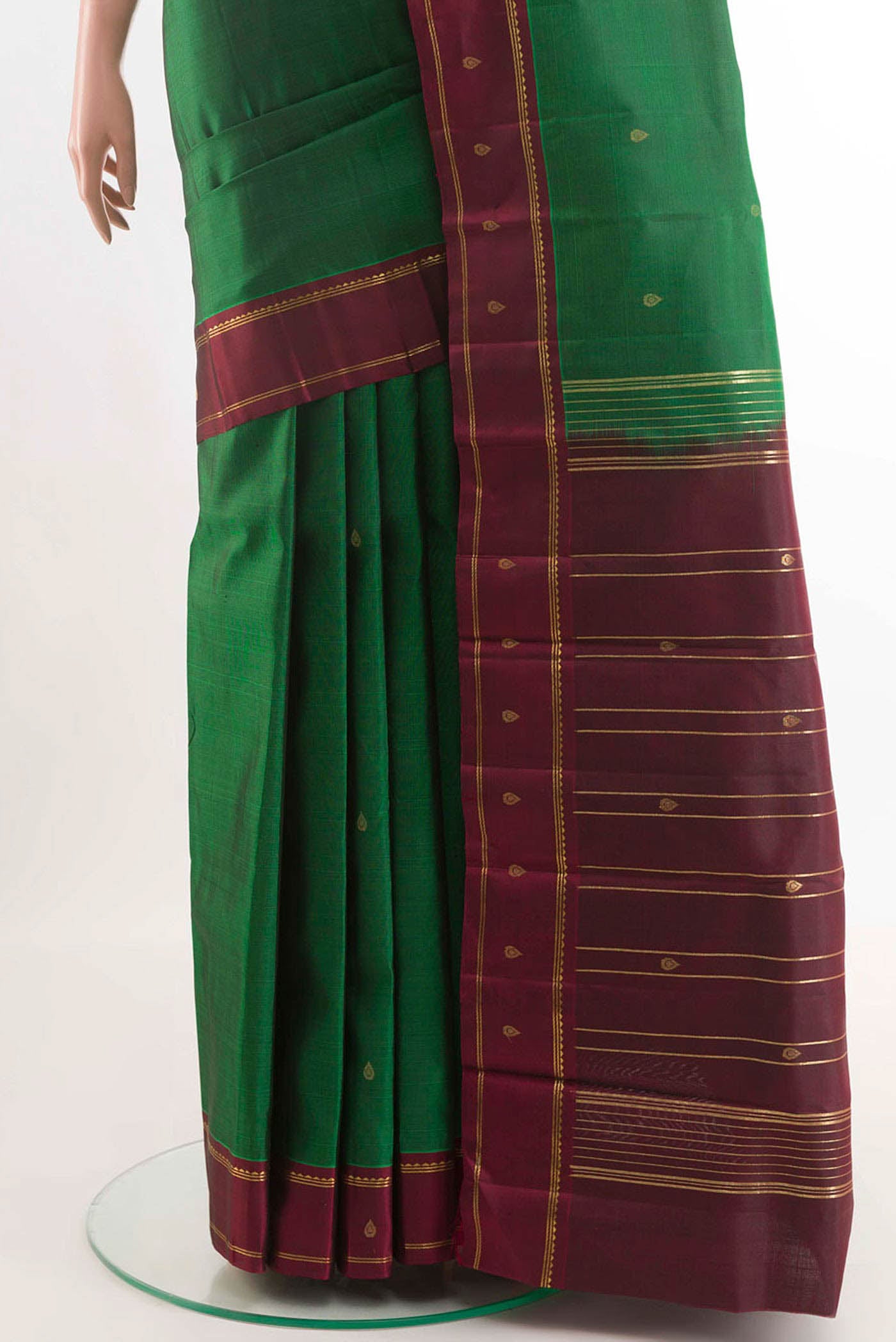 pleats pallu