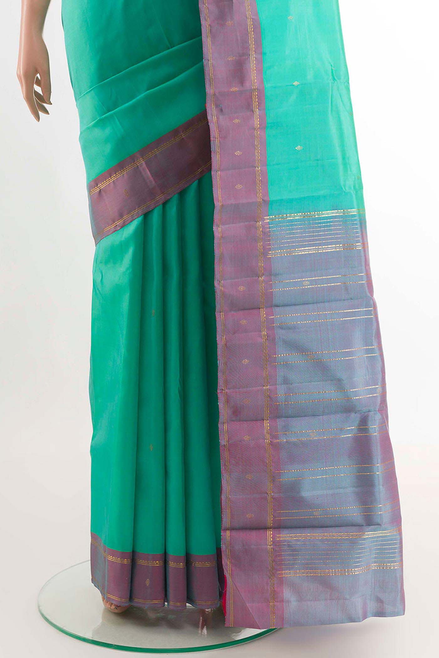 pleats pallu