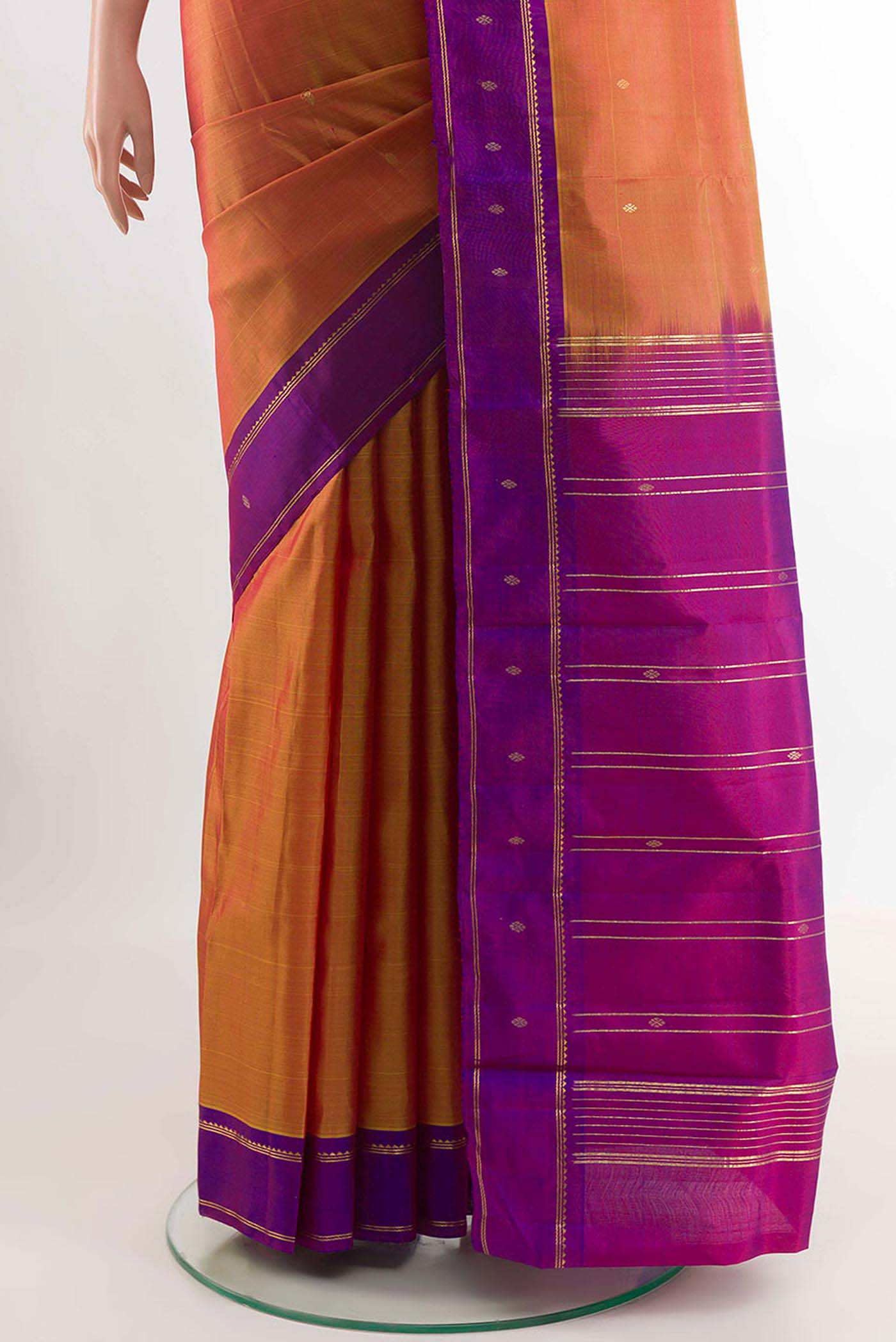 pleats pallu