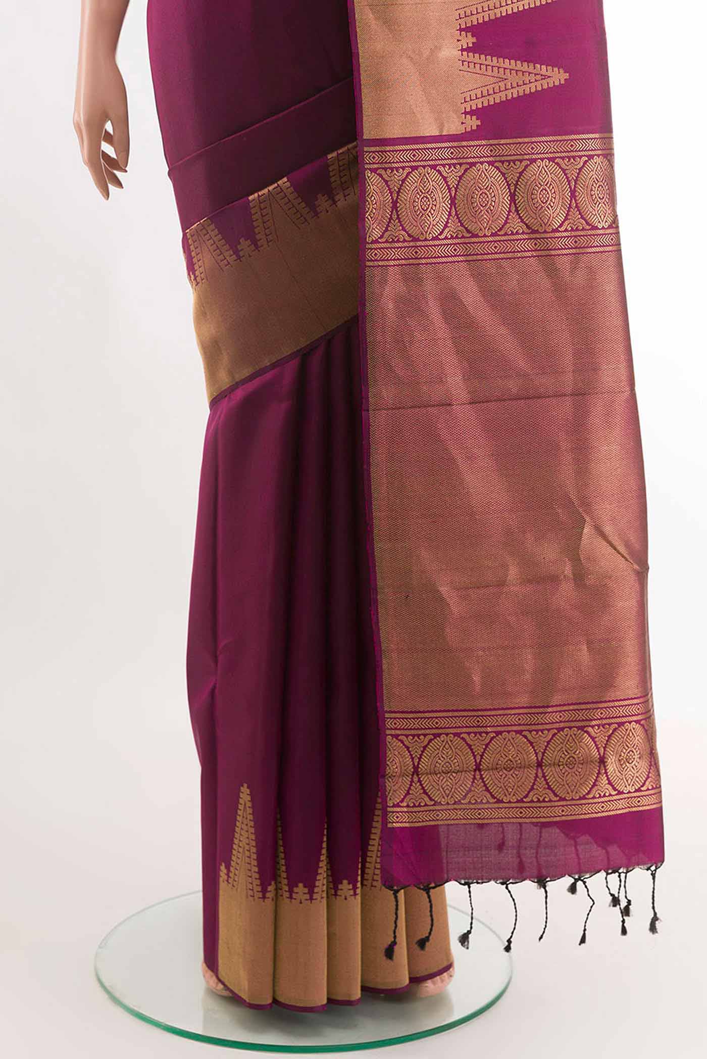 pleats pallu